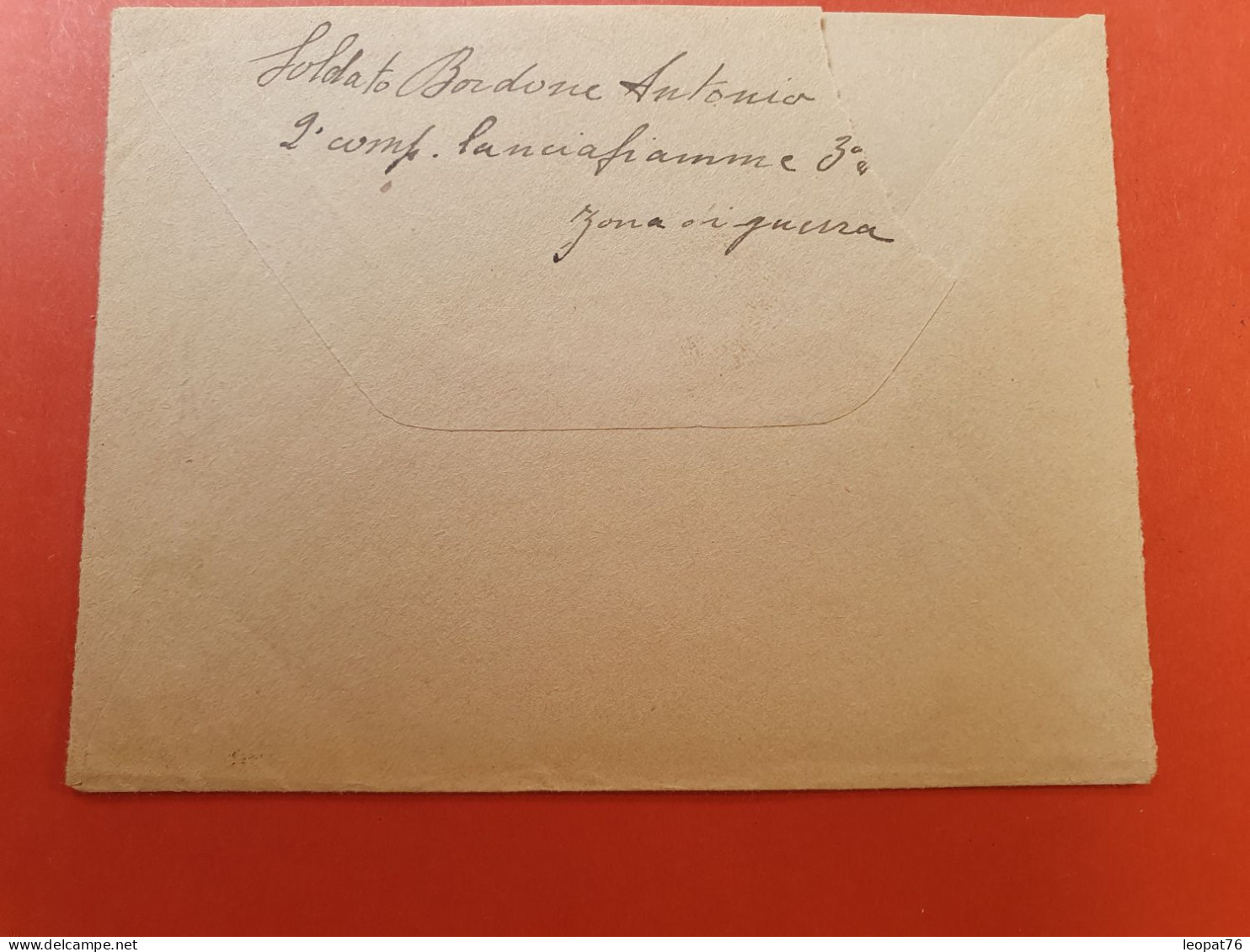 Italie - Enveloppe En Fm Pour Paris En 1917 - J 128 - Correo Militar (PM)