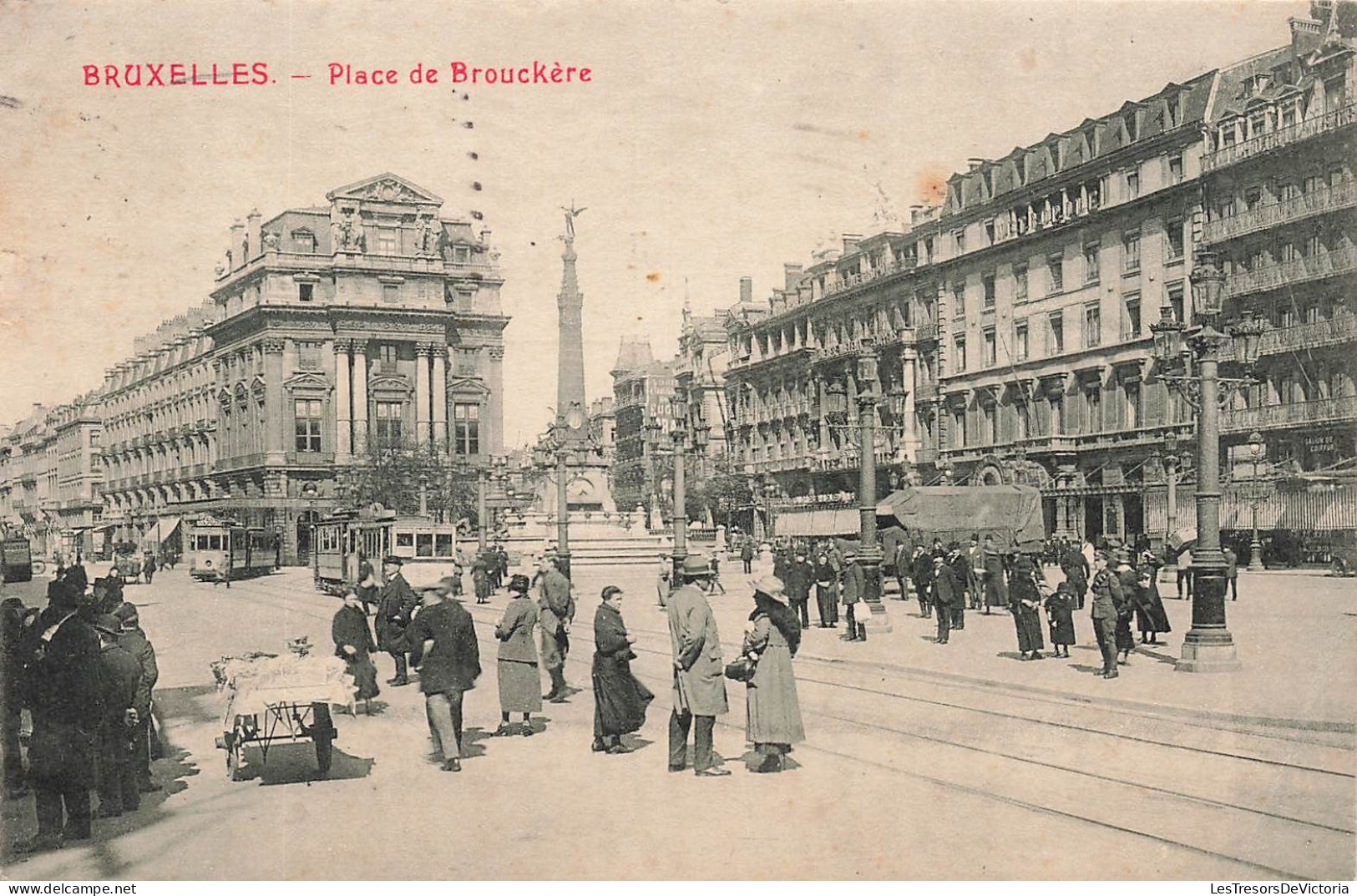 BELGIQUE - Bruxelles - Place De Brouckère - Carte Postale Ancienne - Places, Squares