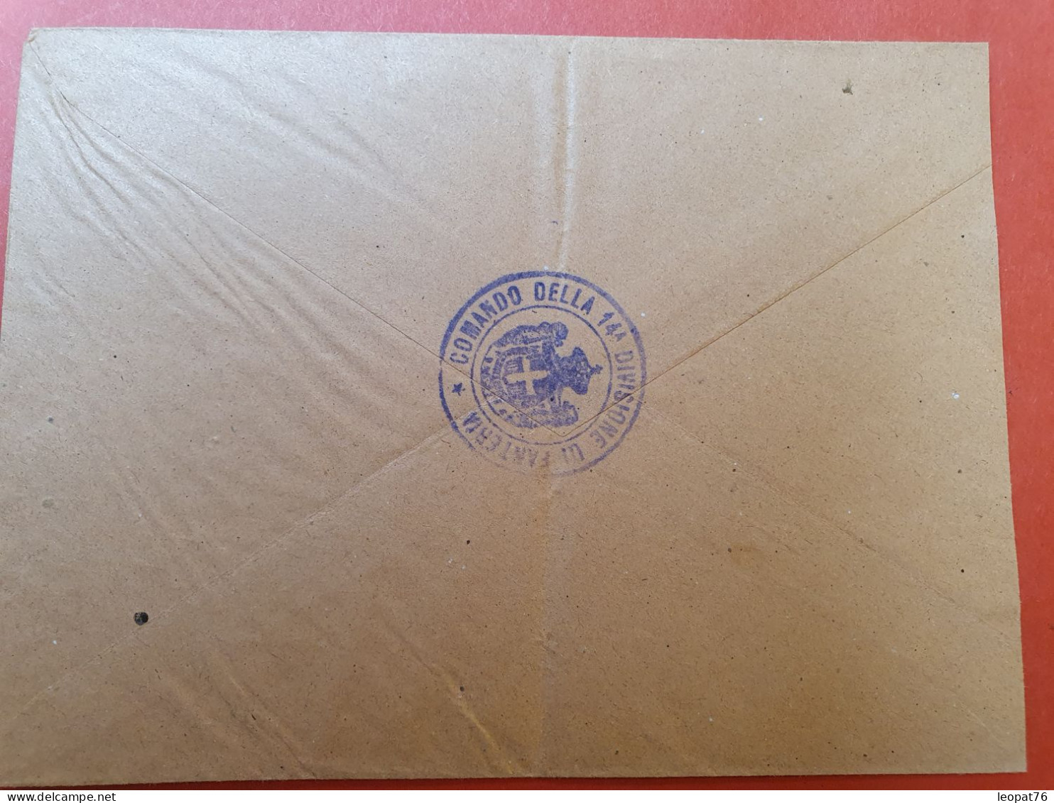 Italie - Cachet Militaire Au Dos D'une Enveloppe - J 130 - Poste Militaire (PM)