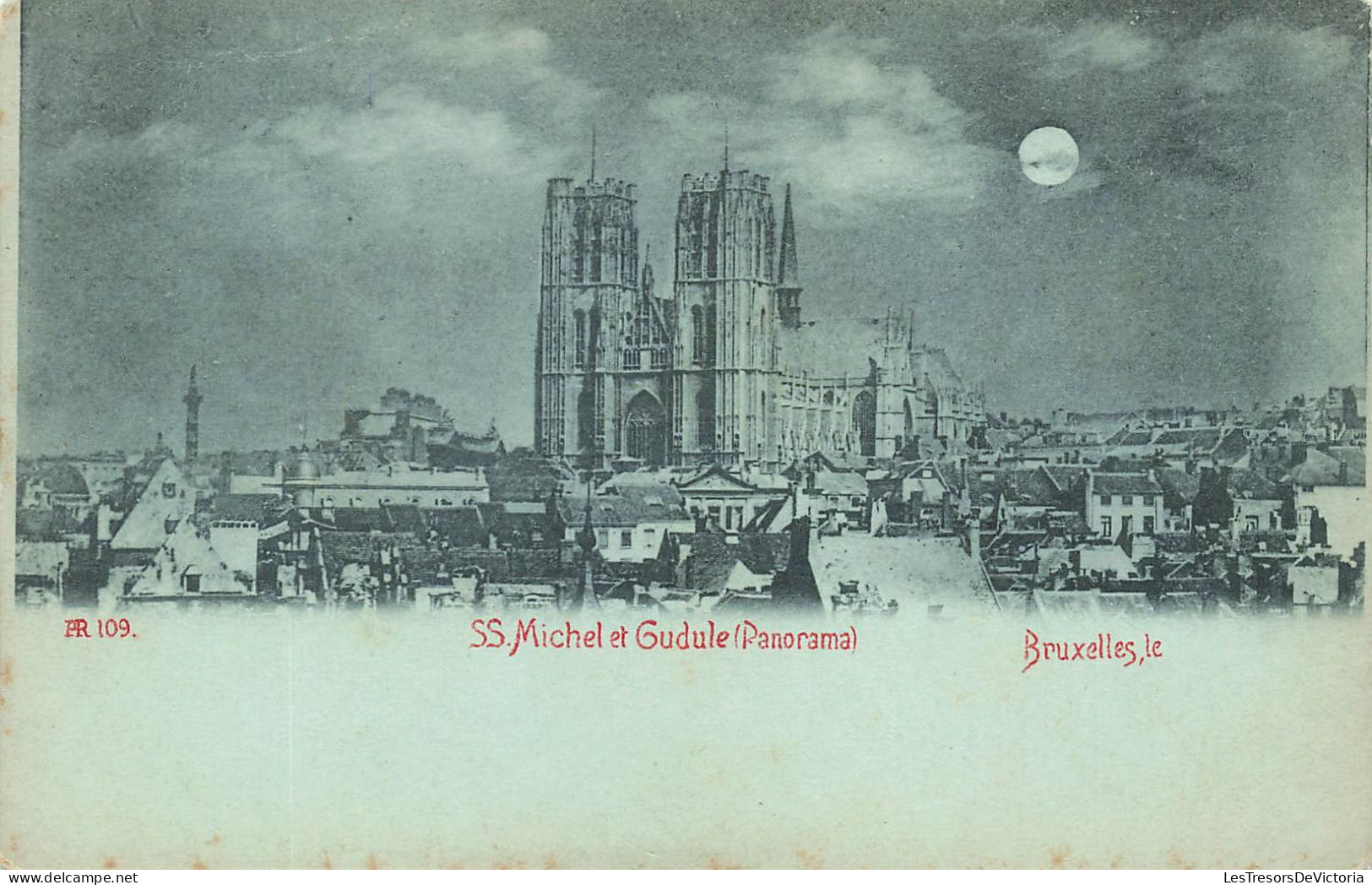 BELGIQUE - Bruxelles - Saint Michel Et Saint Gudule - Panorama - Carte Postale Ancienne - Autres & Non Classés