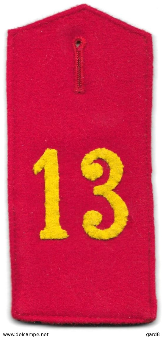 Patte D'épaule De L'armée Impériale Allemande (troupe) PB 13  (Würtemberg)  M95 - Uniforms