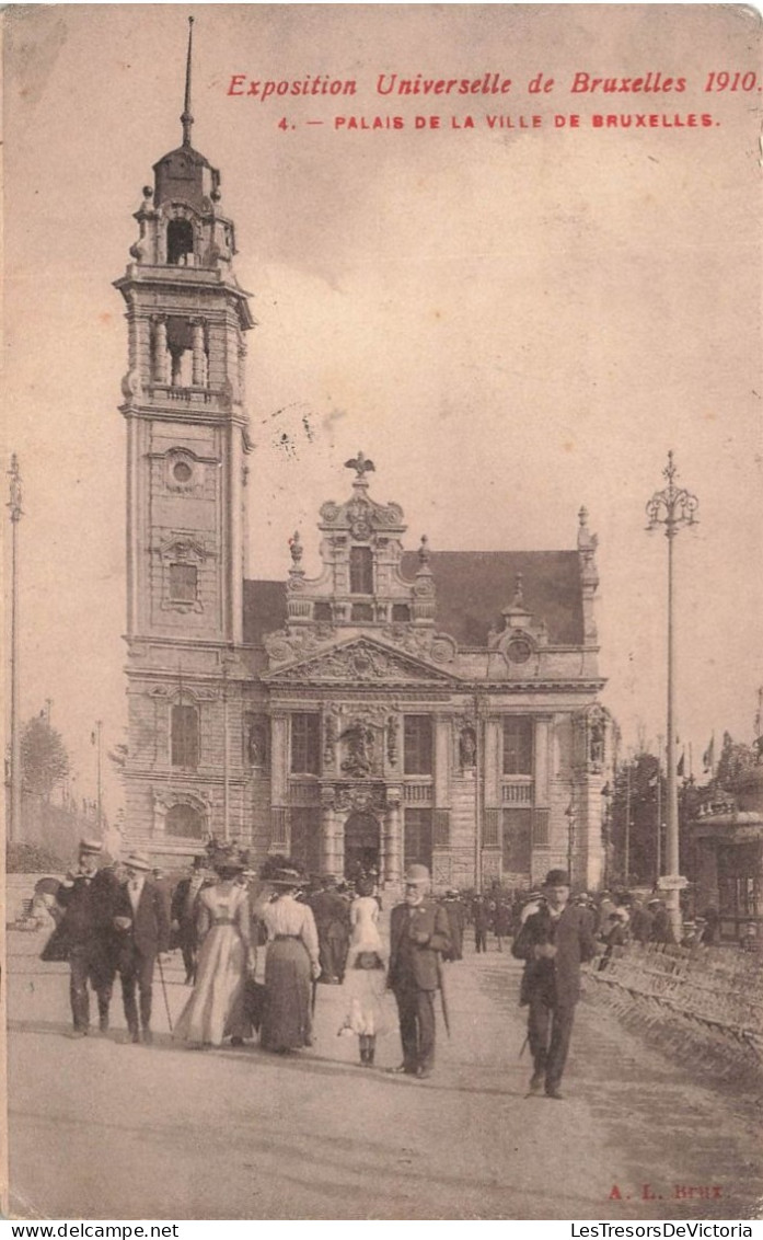 BELGIQUE - Bruxelles - Exposition Universelle 1910 - Palais De La Ville De Bruxelles - Carte Postale Ancienne - Universal Exhibitions