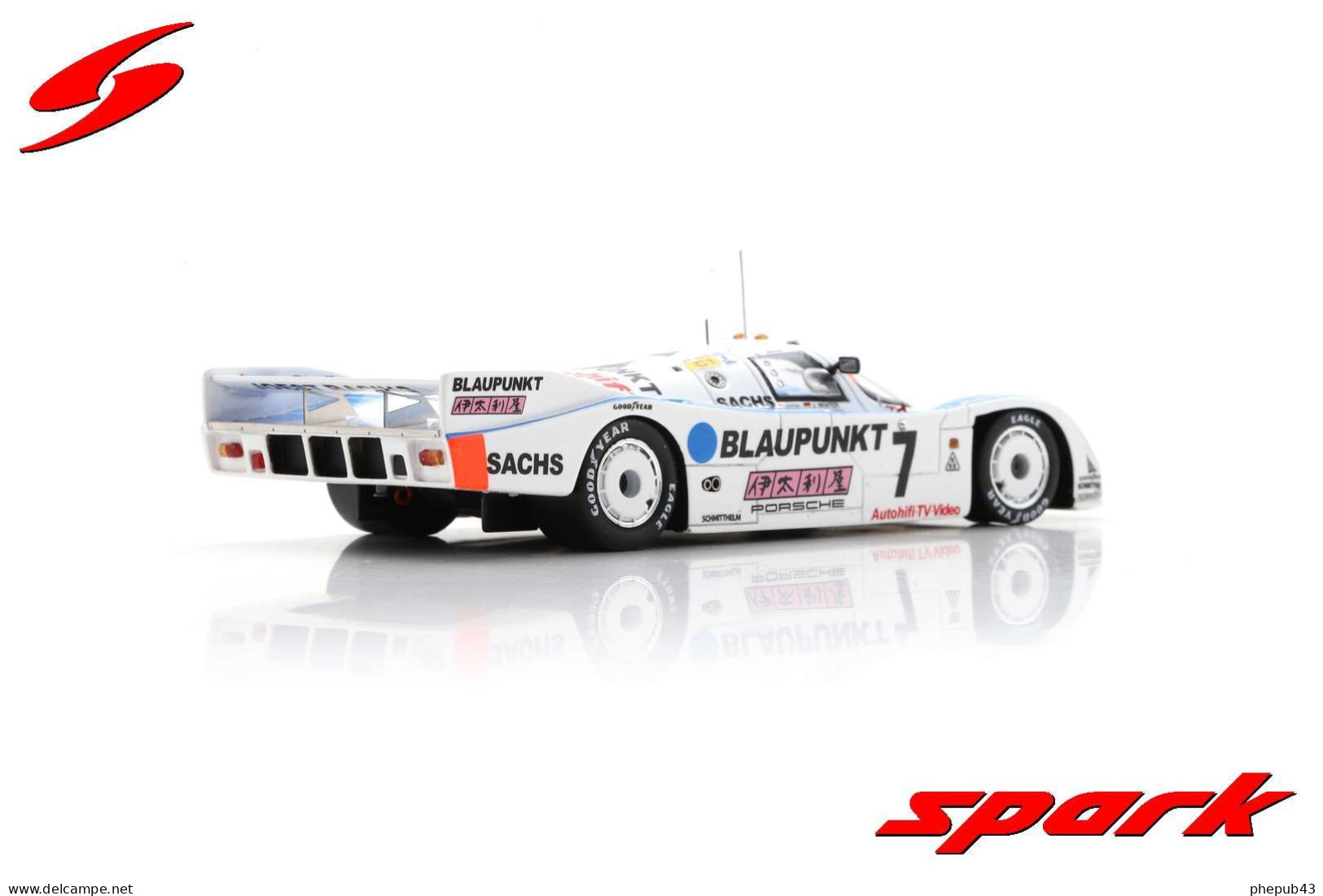 Porsche 962 C - 24h Le Mans 1989 #7 - J. Winter/F. Jelinski/Pièrre-Henri Raphanel - Spark - Spark