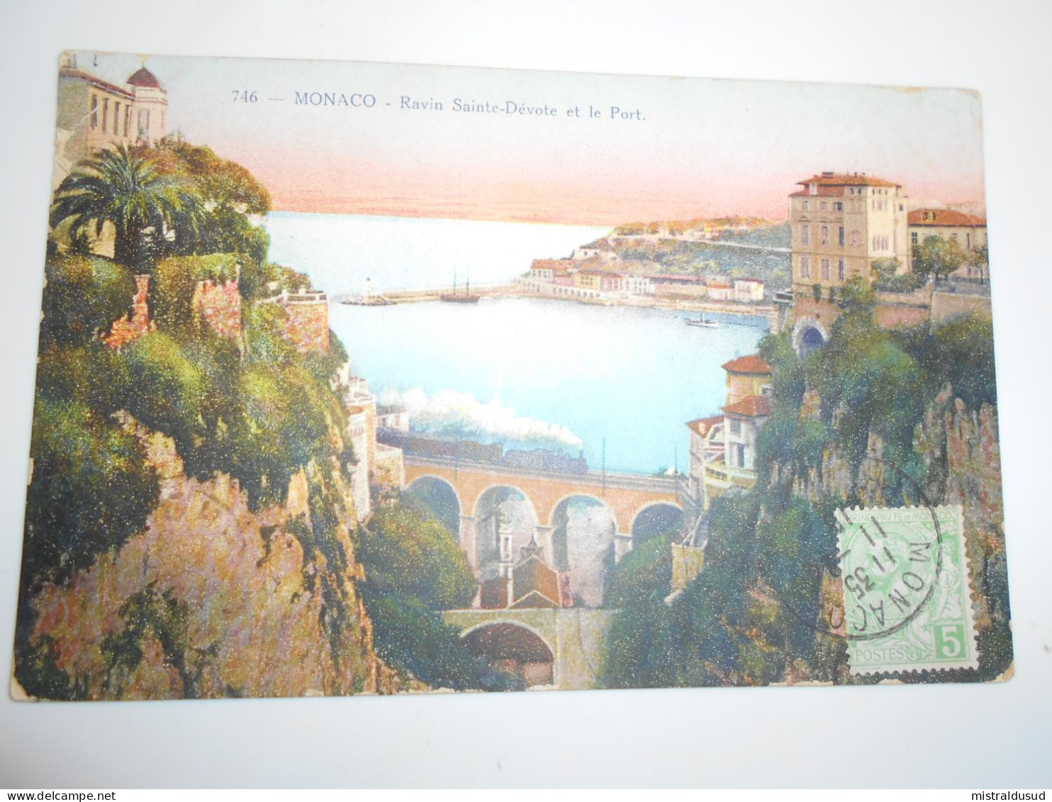 Monaco , Carte De Monaco 1915 Pour Lyon - Cartas & Documentos