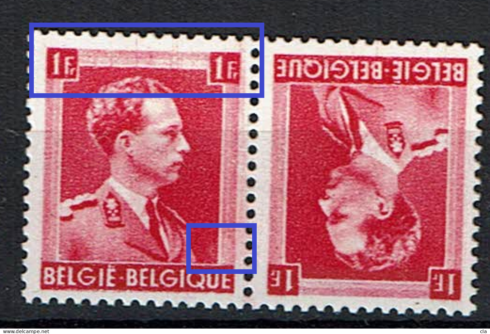 TB 22  **  Griffes Rouges Cadre Sup. Et Nuée Sur UE - 1931-1960