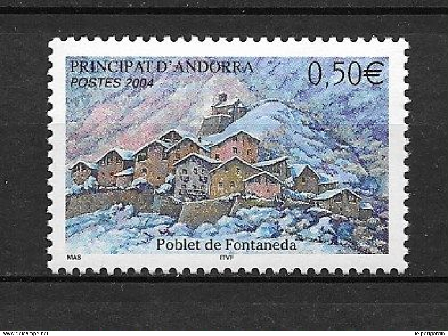 ANDORRE FR ,  No 597 , NEUF , ** , SANS CHARNIERE, TTB . - Unused Stamps