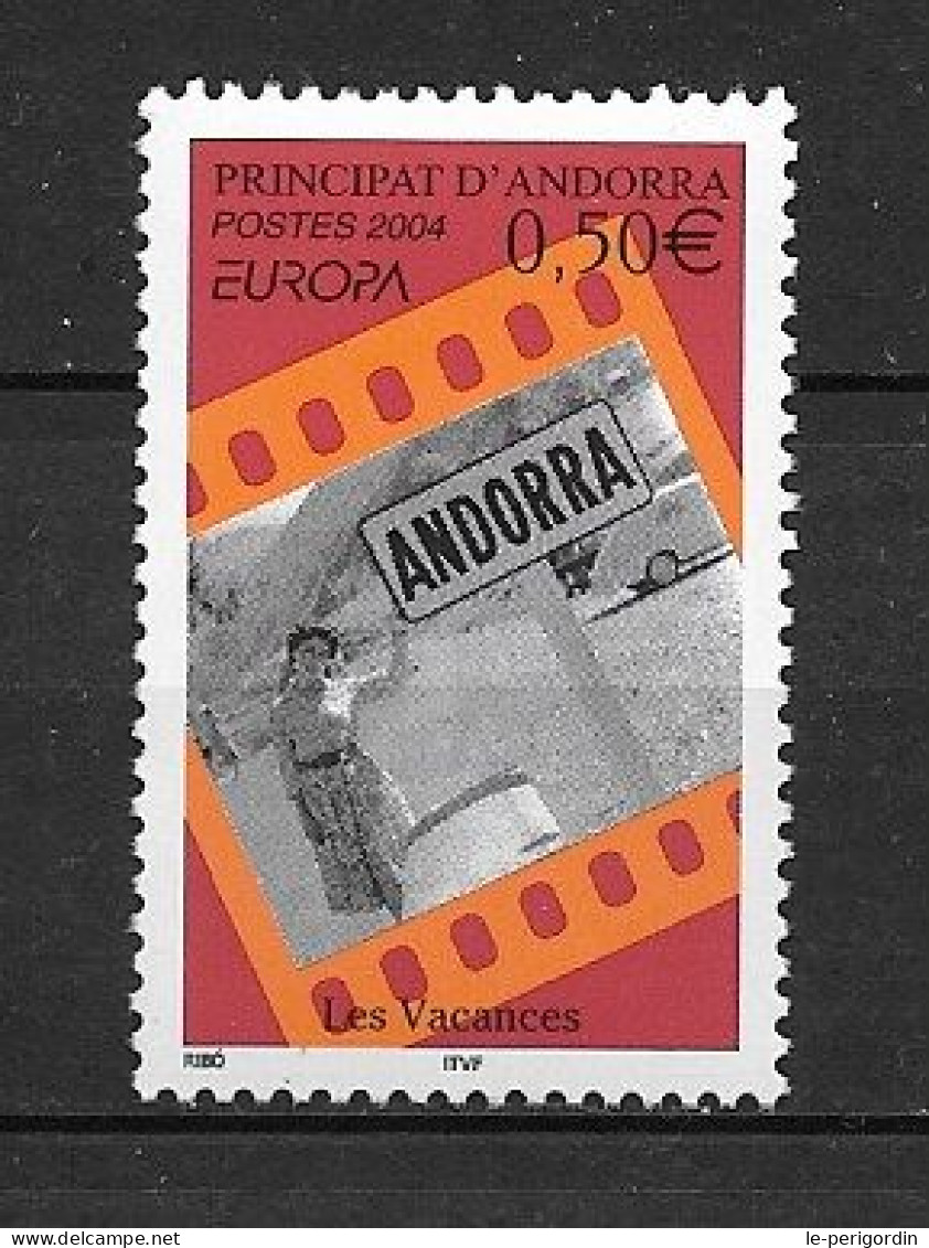 ANDORRE FR ,  No 594 , NEUF , ** , SANS CHARNIERE, TTB . - Ungebraucht