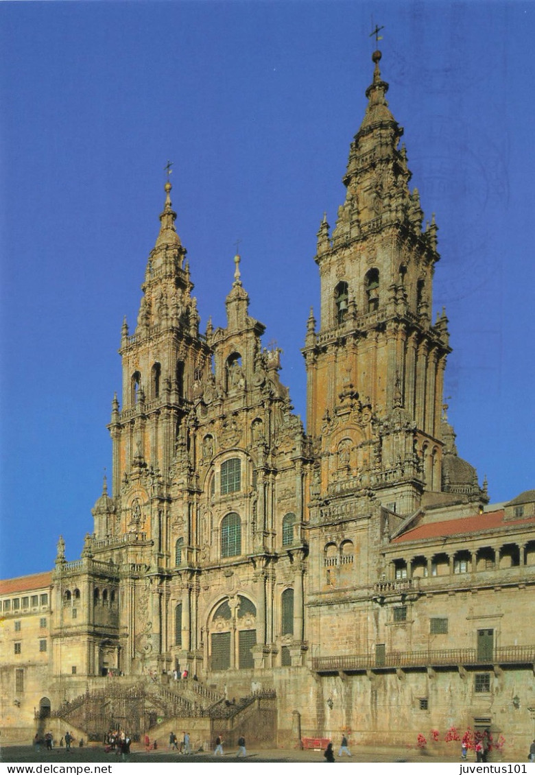 CPSM Catedral De Santiago De Compostela-Timbre    L2538 - Santiago De Compostela