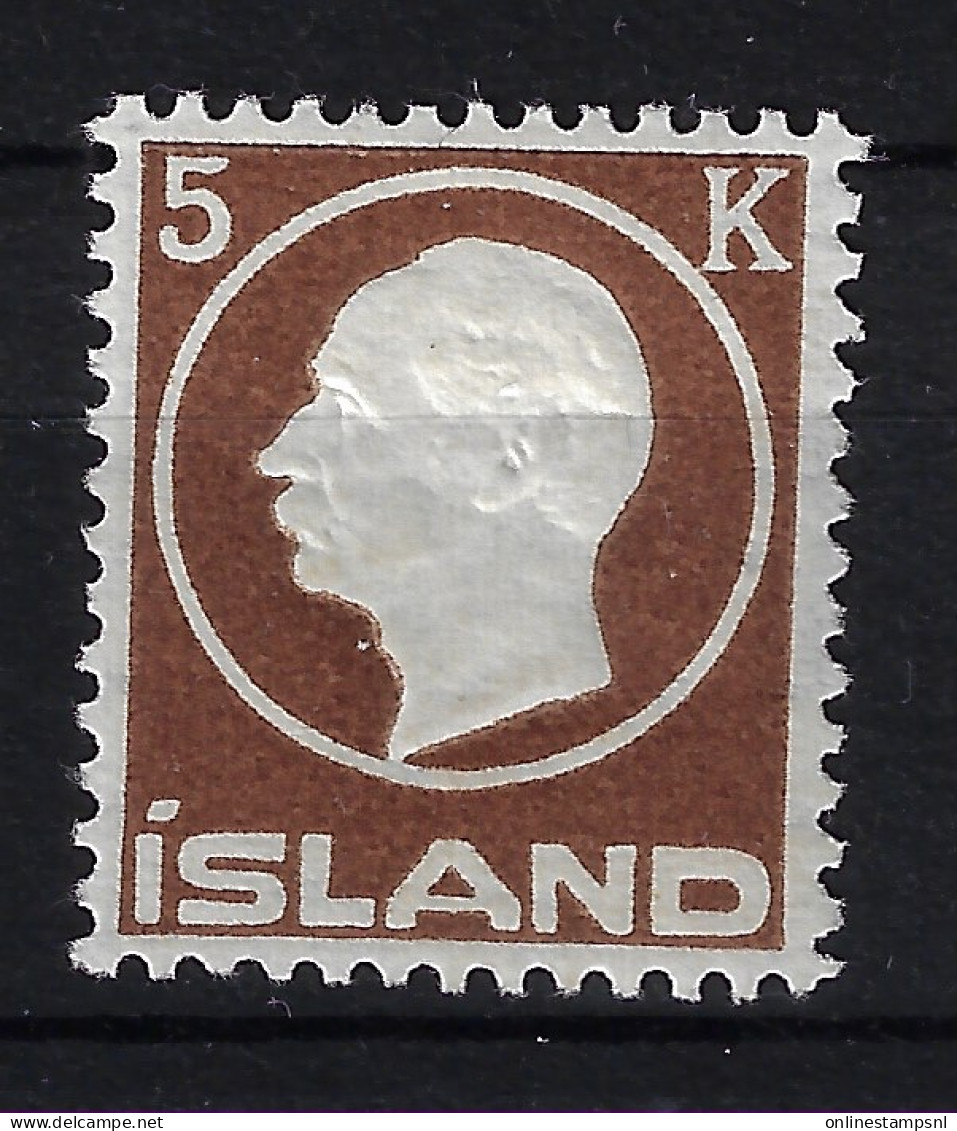 Iceland Mi 75 1912 Neuf Avec ( Ou Trace De) Charniere / MH/* - Neufs