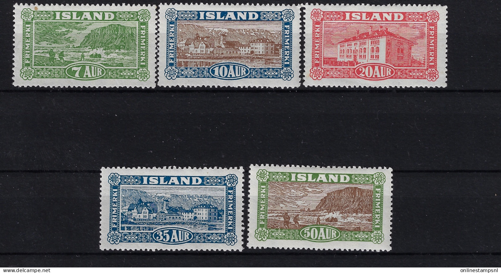 Iceland Mi 114 - 118 1925  VLH Neuf Avec ( Ou Trace De) Charniere / MH/* Very Light Hinged - Nuevos