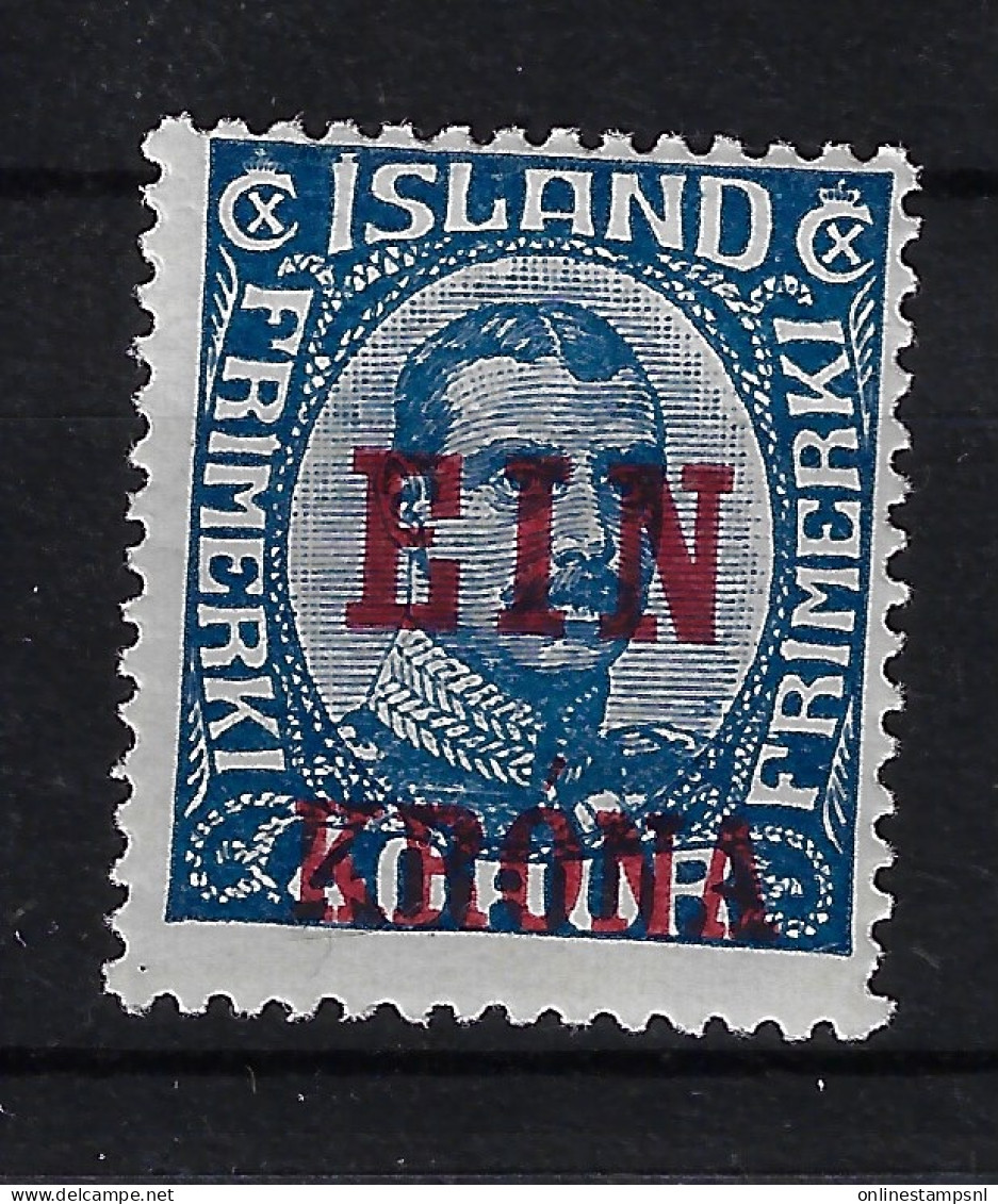 Iceland Mi 121 1926  VLH Neuf Avec ( Ou Trace De) Charniere / MH/* Very Light Hinged - Ungebraucht