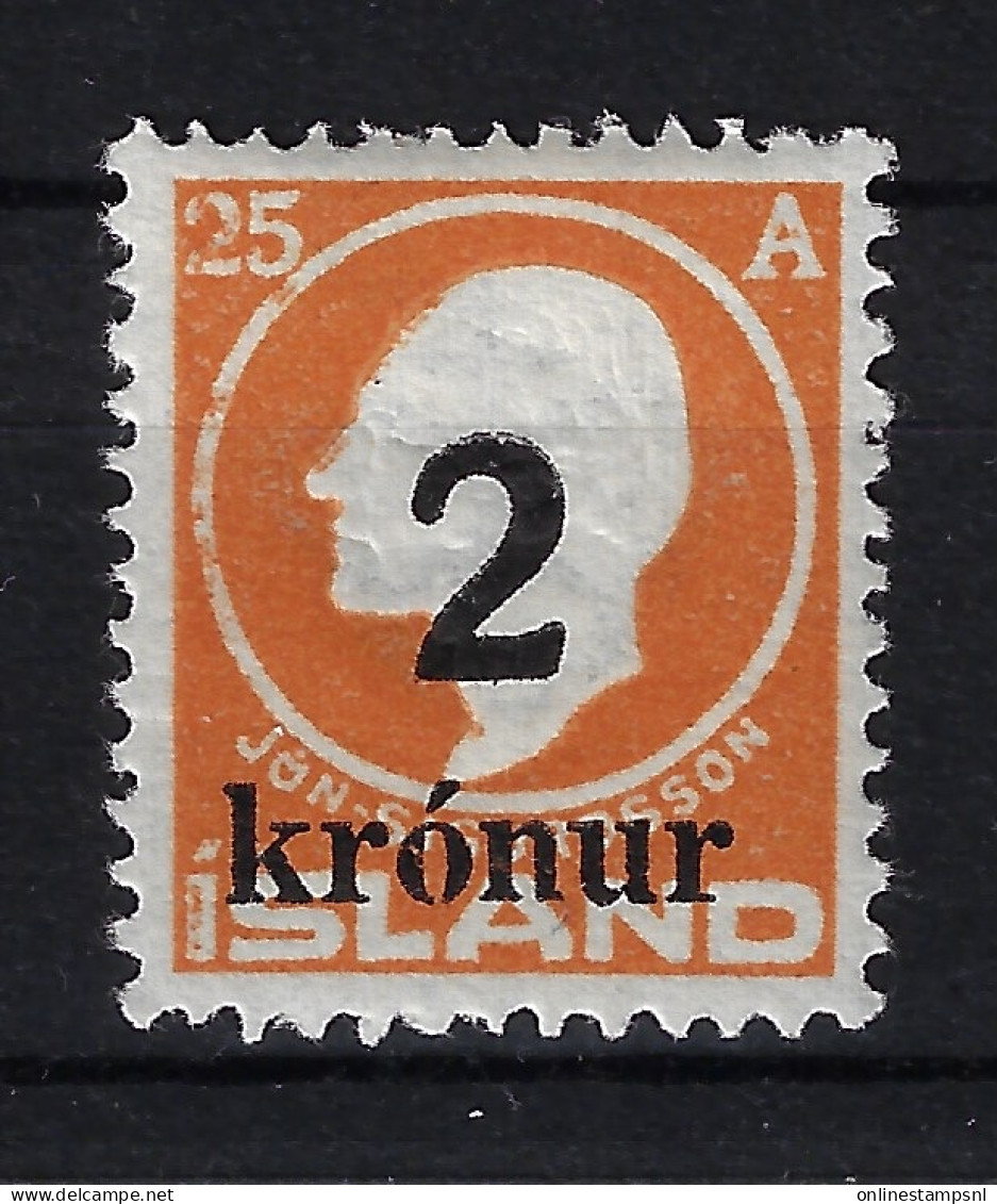 Iceland Mi 119 1925  VLH Neuf Avec ( Ou Trace De) Charniere / MH/* Very Light Hinged - Ungebraucht