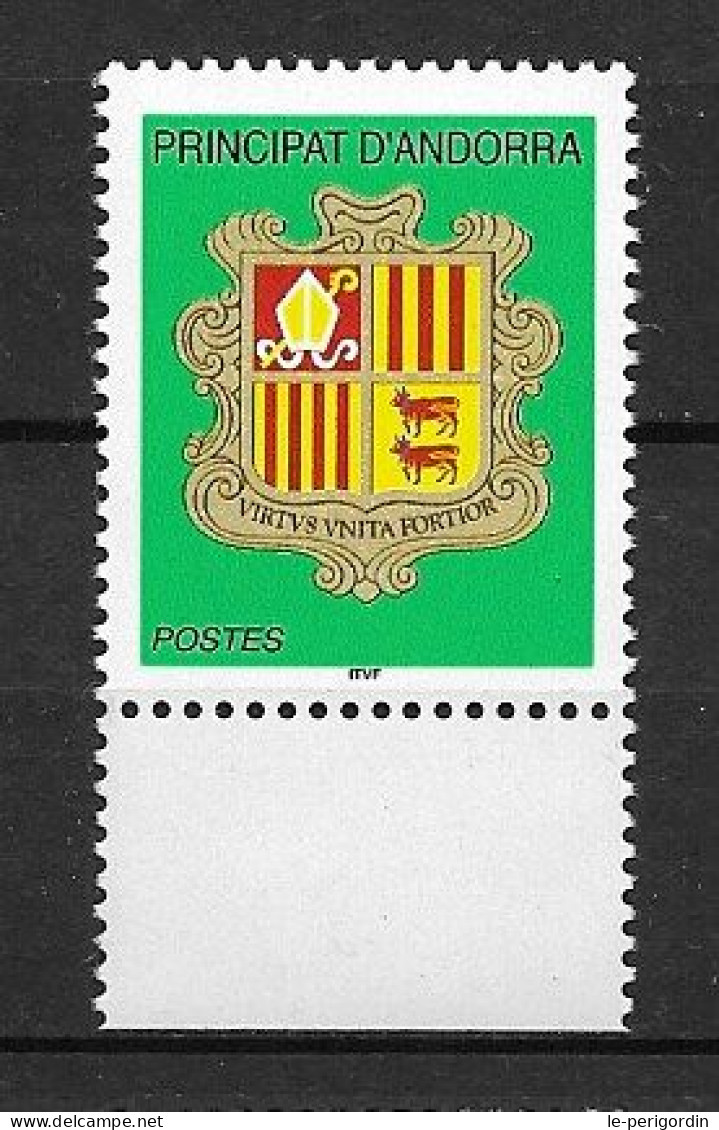 ANDORRE FR ,  No 588 , NEUF , ** , SANS CHARNIERE, TTB . - Nuovi