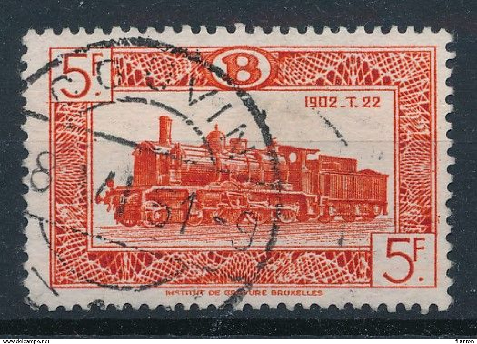 TR  309 -  "COUVIN 1" - Brugstempel - (ref. 37.226) - Used