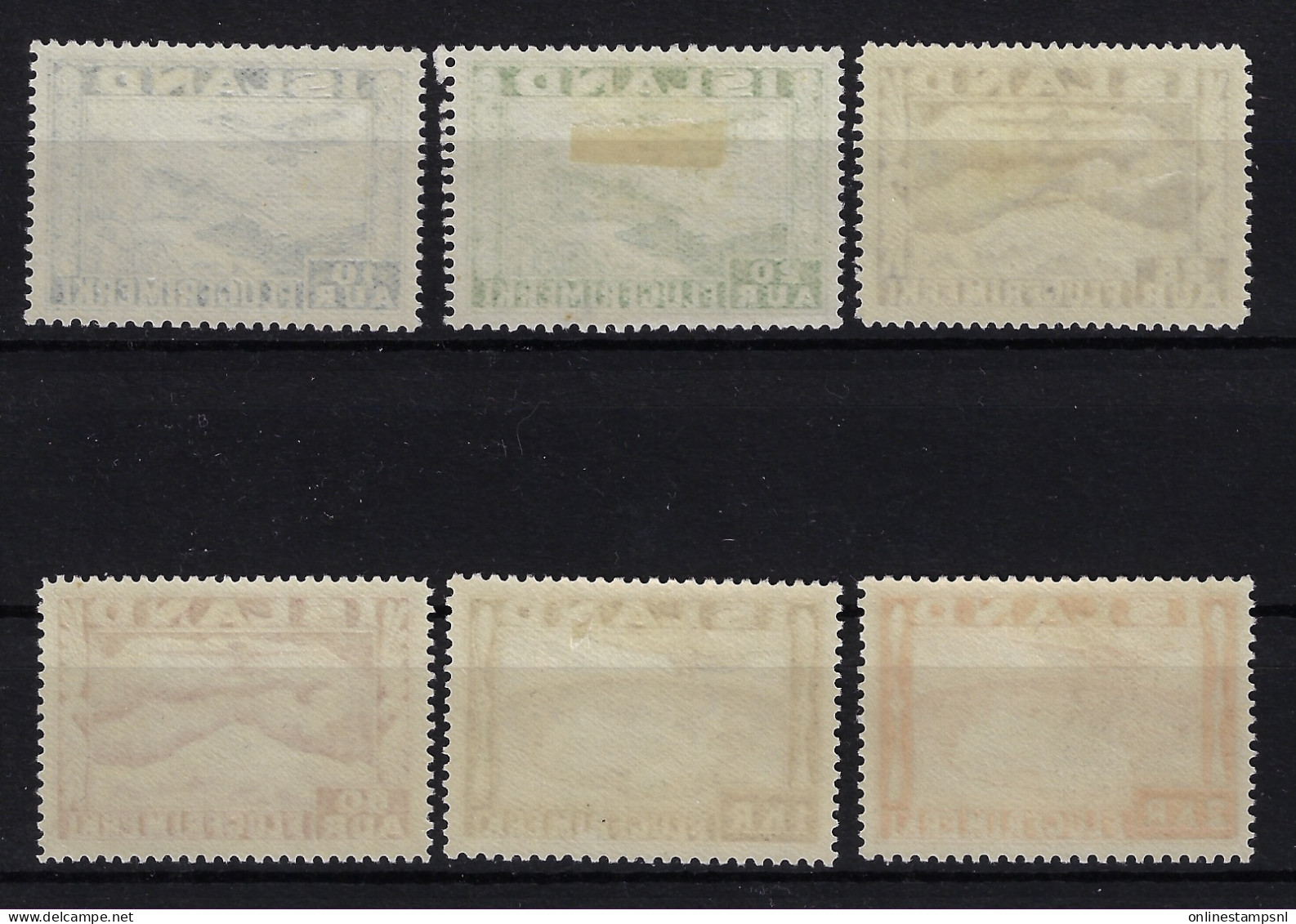 Iceland Mi 175 - 180  1934 1934 Airmail Neuf Avec ( Ou Trace De) Charniere / MH/* - Posta Aerea