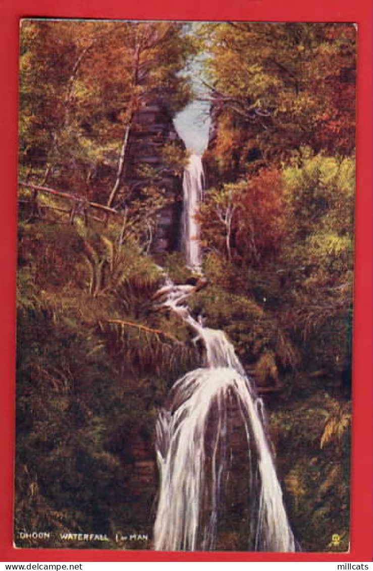 ISLE OF MAN   DHOON WATERFALL      RAPHAEL TUCK  SERIES - Isle Of Man