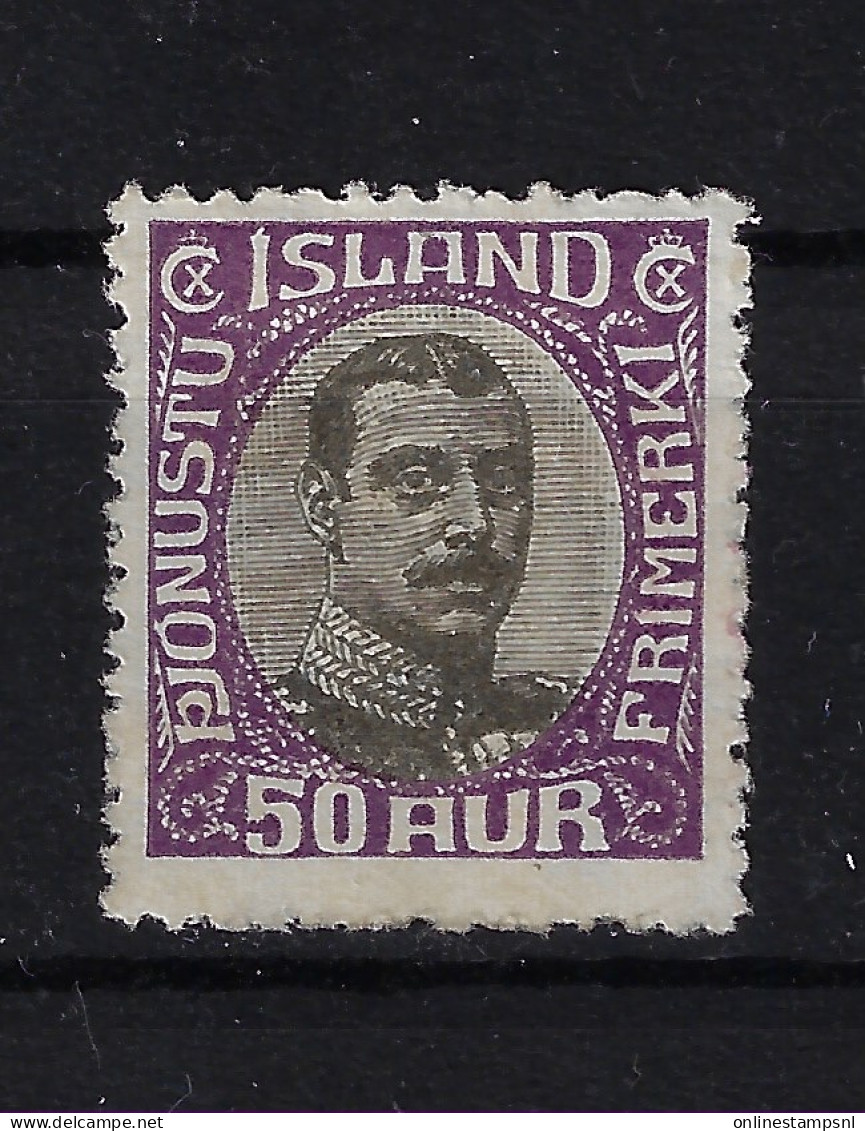 Iceland Mi 39 Service 1910 Neuf Avec ( Ou Trace De) Charniere / MH/*  Part Gum - Service