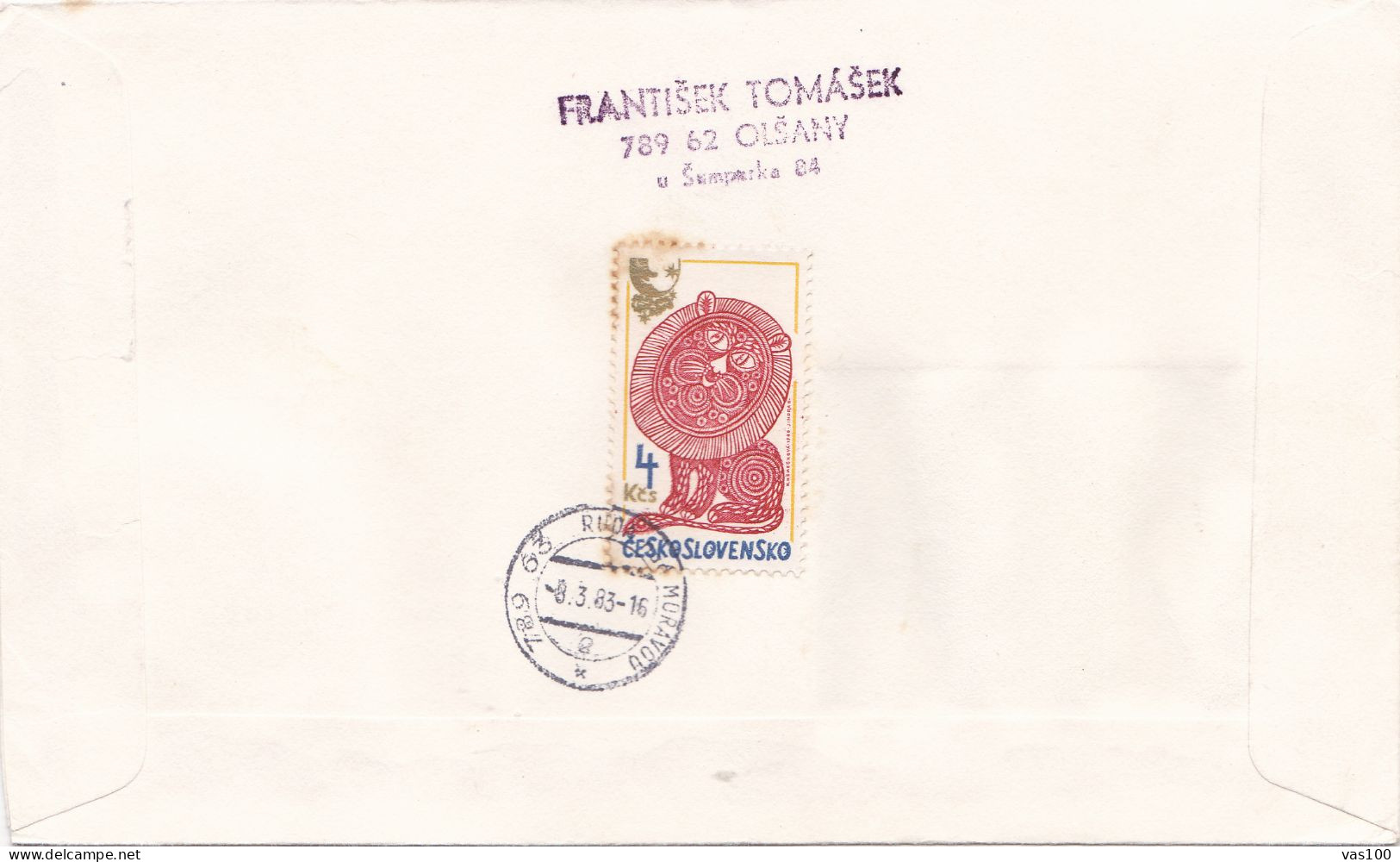 PAINTING COVERS FDC  CIRCULATED 1982 Tchécoslovaquie - Brieven En Documenten