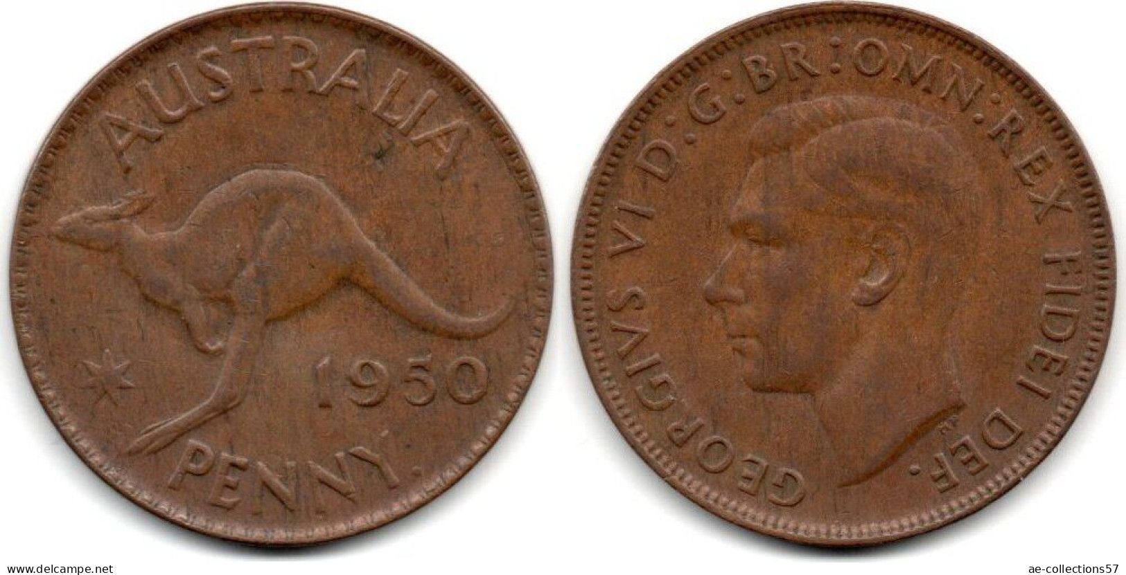 MA 30876  //   Australie      //  1 Penny 1950   /   TTB - Penny