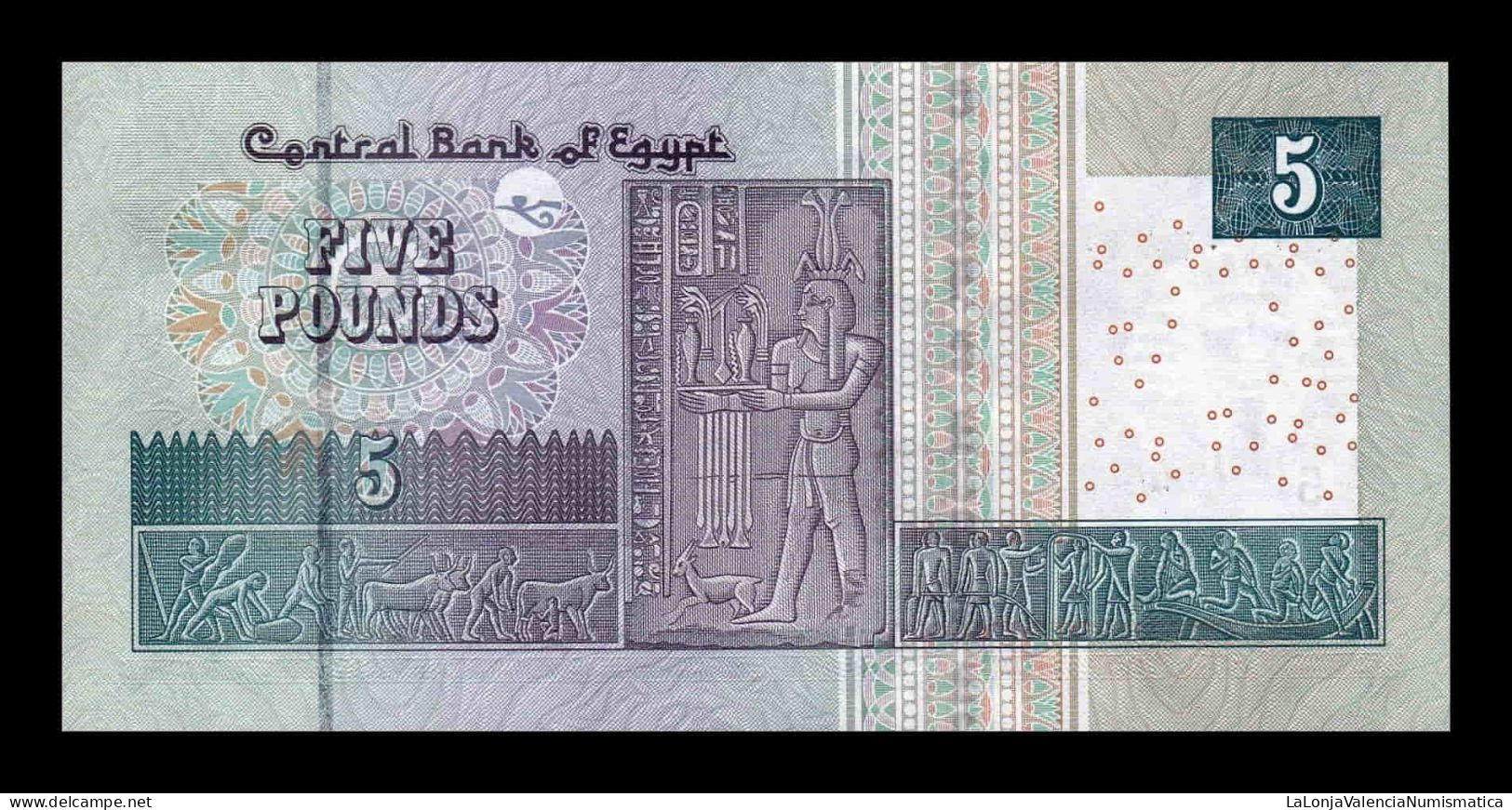 Egipto Egypt 5 Pounds 29.08.2018 Pick 72f(1) Sc Unc - Egypt