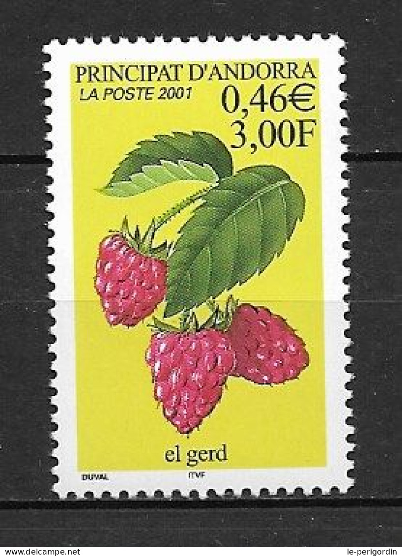 ANDORRE FR ,  No 547 , NEUF , ** , SANS CHARNIERE, TTB . - Unused Stamps