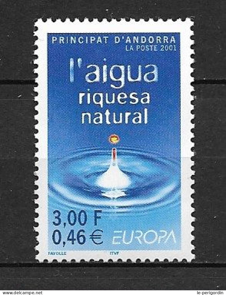 ANDORRE FR ,  No 546 , NEUF , ** , SANS CHARNIERE, TTB . - Unused Stamps