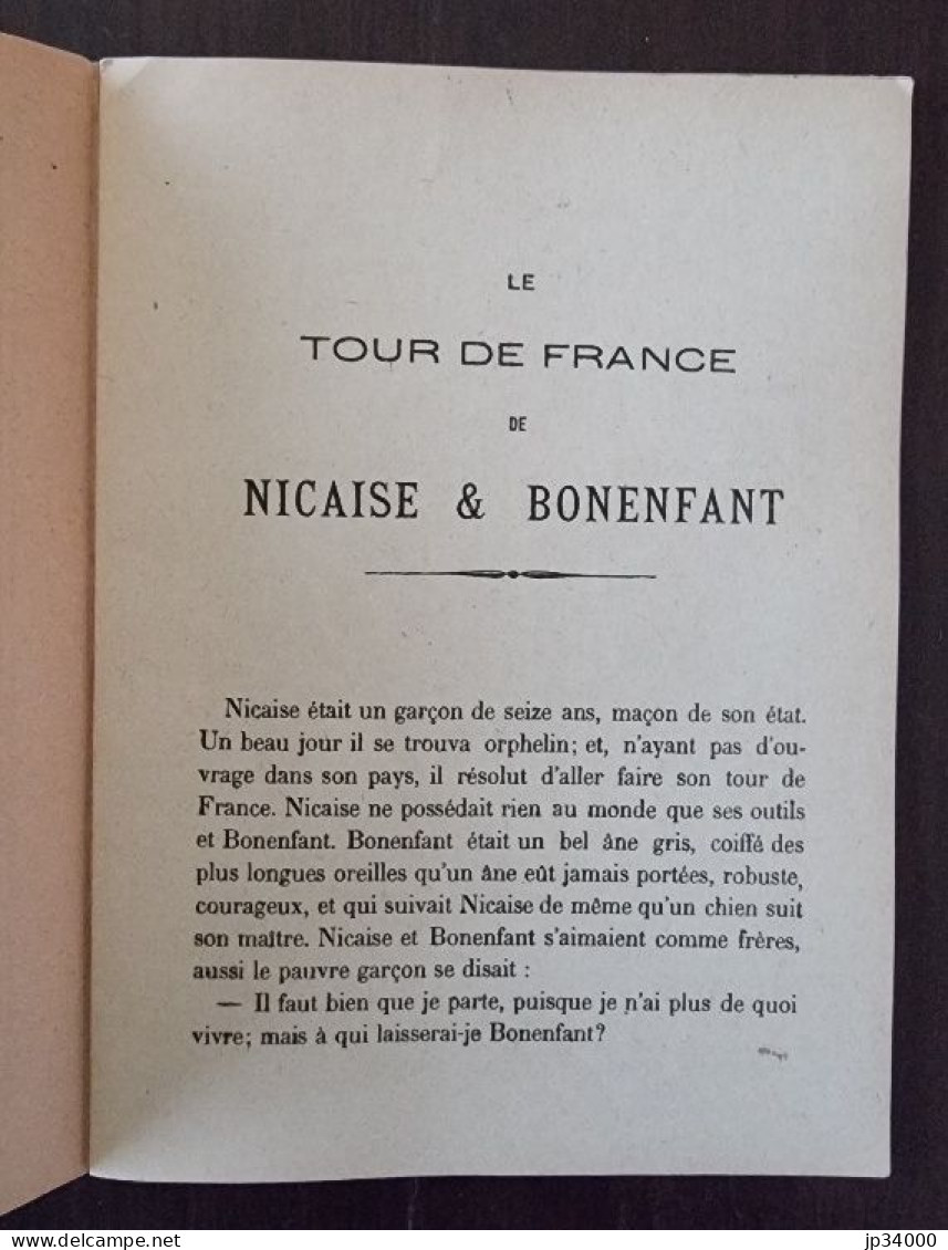 LE TOUR DE FRANCE DE NICAISE ET BONENFANT (Image D'epinal) Vers 1900 - Contes & Légendes