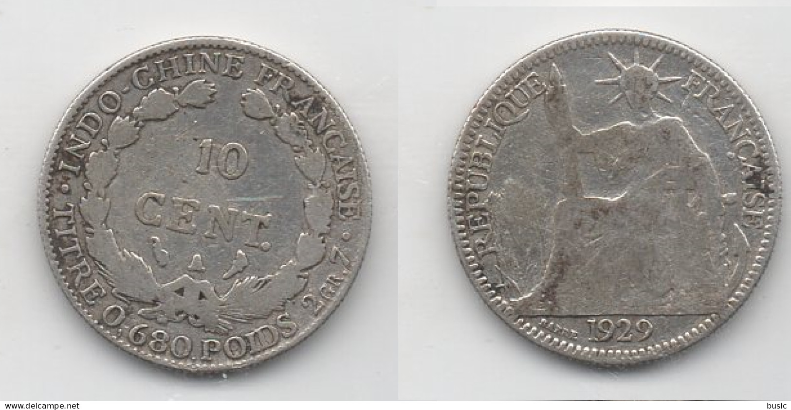 + LOT PAYS BAS ET INDOCHINE +  10 CENT 1895  + 10 CENT 1929 + - 10 Centavos