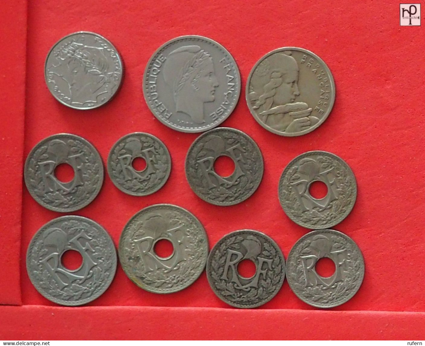 FRANCE  - LOT - 11 COINS - 2 SCANS  - (Nº57844) - Verzamelingen & Kavels