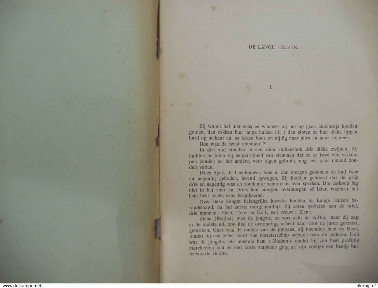 DE LANGE HALZEN Door Van Opdenbosch Excelsior Brugge Volksroman 26 Meerbeke Aalst Neigem Berchem - Literature