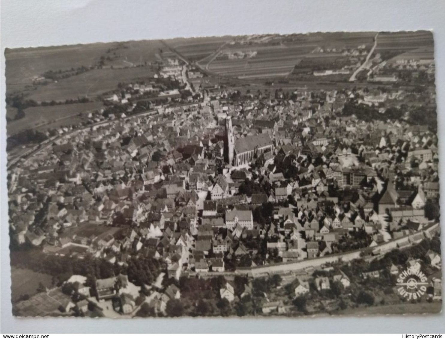 Nördlingen, Luftbild, Gesamtansicht, 1960 - Nördlingen