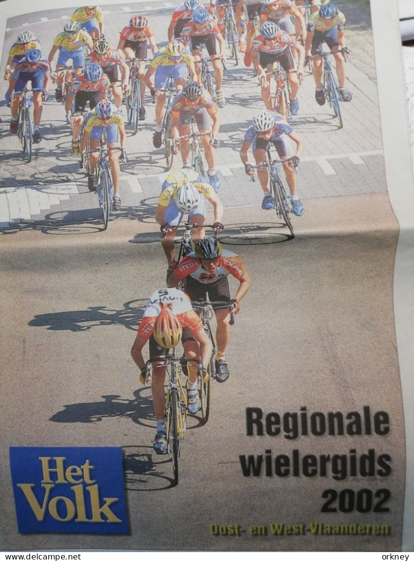 Wielrenner Wielergids 2002 Het Volk - Cyclisme