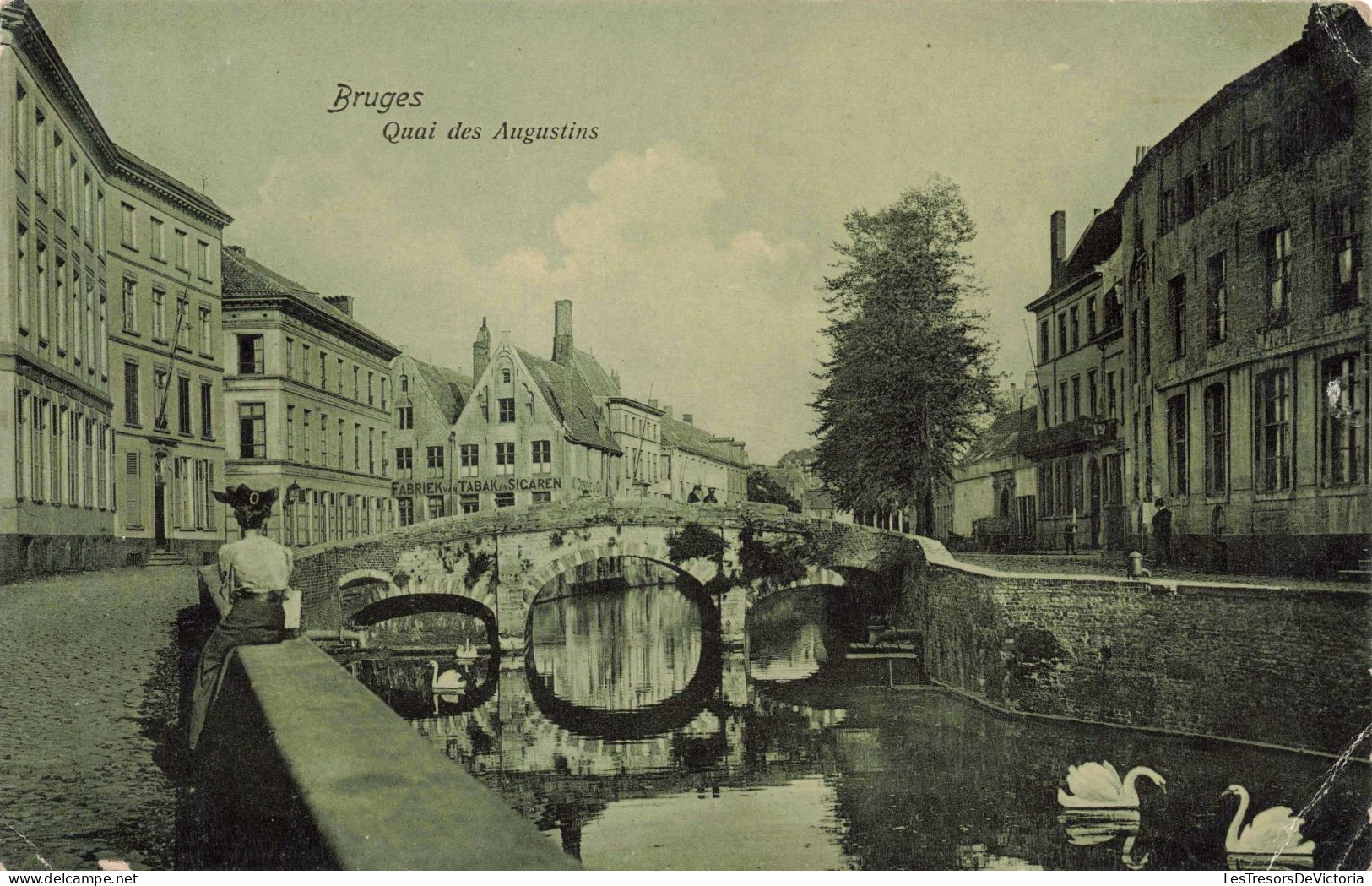 BELGIQUE - Bruges - Quai Des Augustins - Carte Postale Ancienne - Brugge