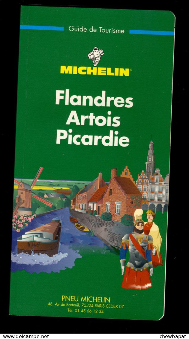 Guide Michelin 1996 - Flandre Artois Picardie - Format 26 X 12 Cm - 288 Pages - Michelin (guide)