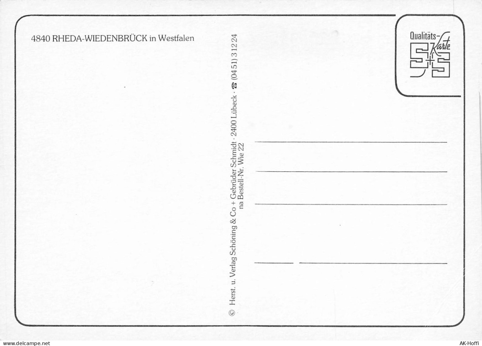 RHEDA-WIEDENBRÜCK In Westfalen - Mehrbildkarte (198) - Rheda-Wiedenbrück