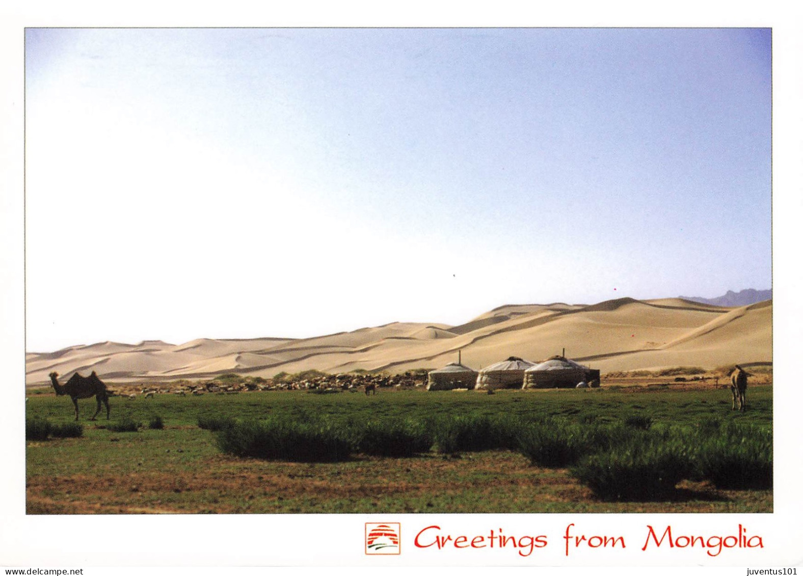 CPSM Greetings From Mongolia-Beau Timbre    L2538 - Mongolei