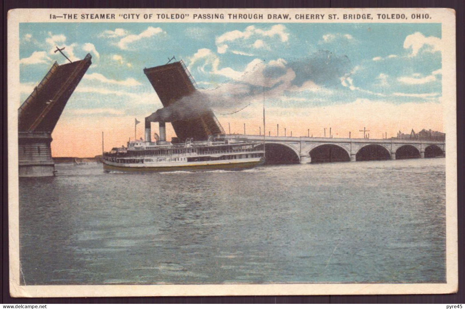 CPA " Toledo " The Steamer - Toledo