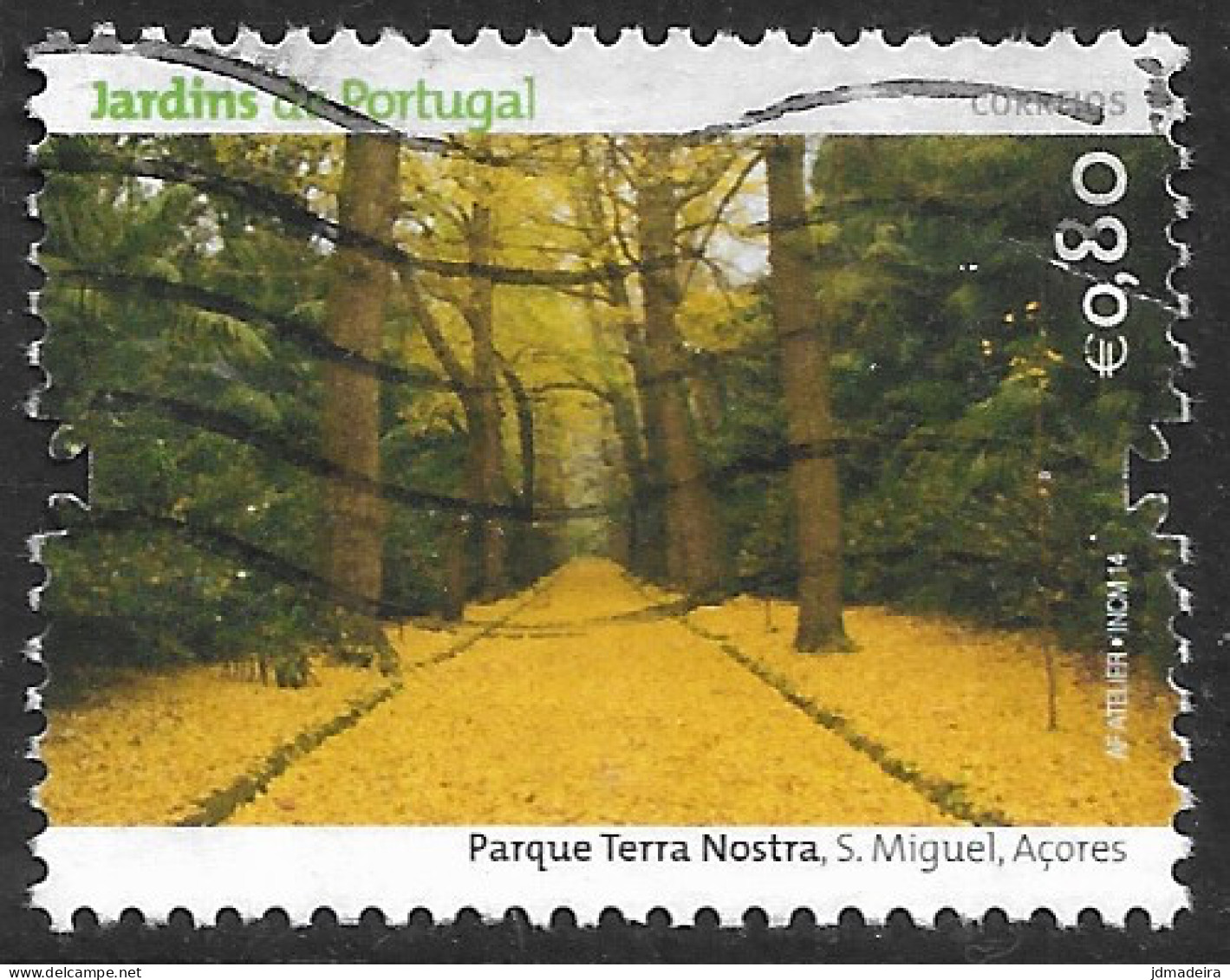 Portugal – 2014 Gardens 0,80 Used Stamp - Oblitérés