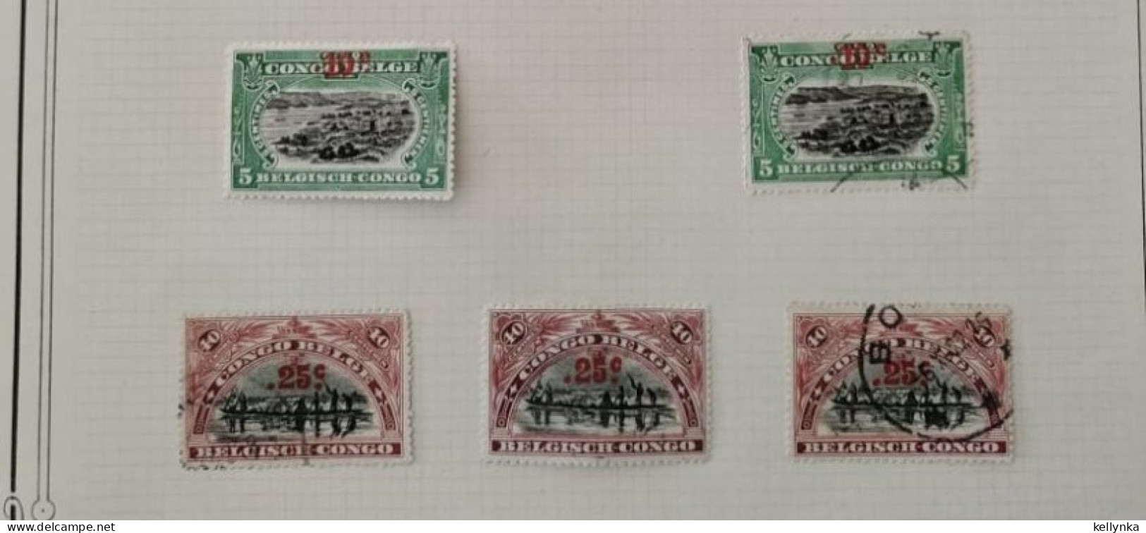 Congo Belge - 96/99 - Surcharge De Malines - 1922 - Oblitérés & MH - Used Stamps