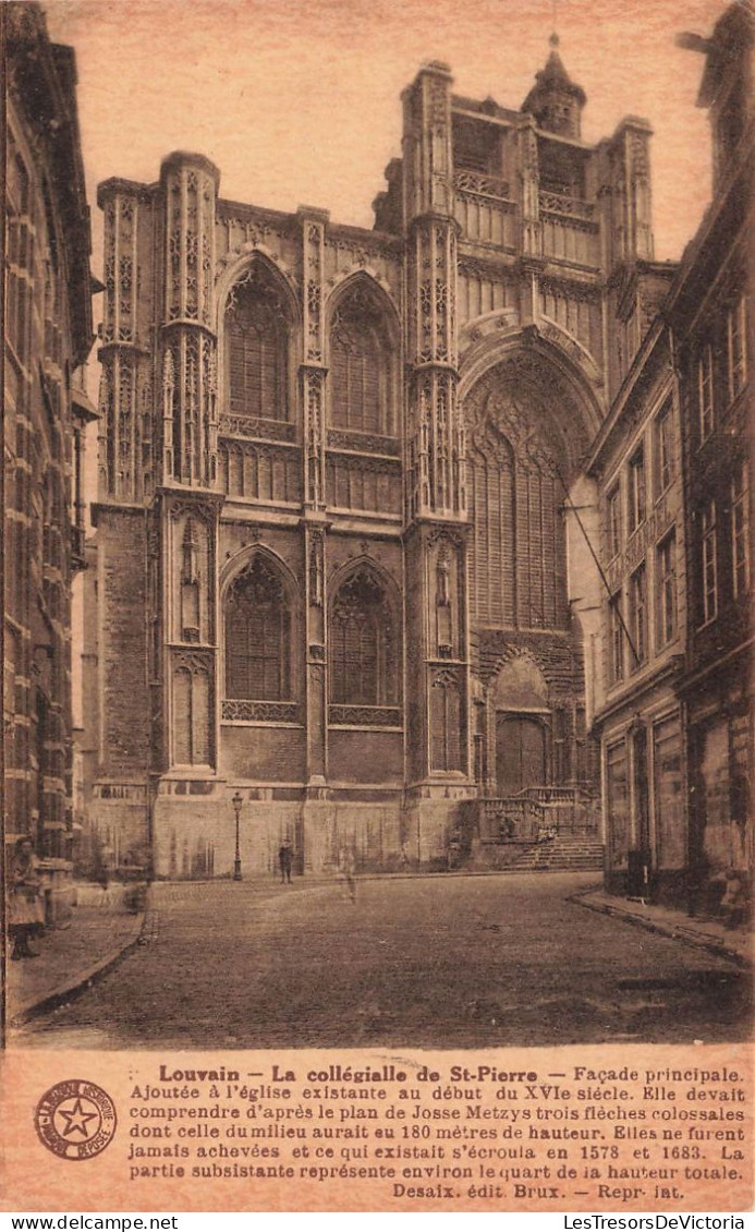 BELGIQUE - Louvain - La Collégiale De St-Pierre - Carte Postale Ancienne - Leuven
