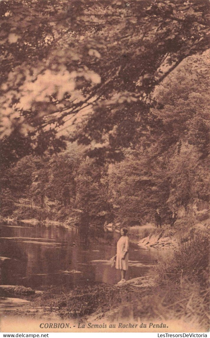 BELGIQUE - Corbion - La Semois Au Rocher Du Pendu - Carte Postale Ancienne - Bouillon