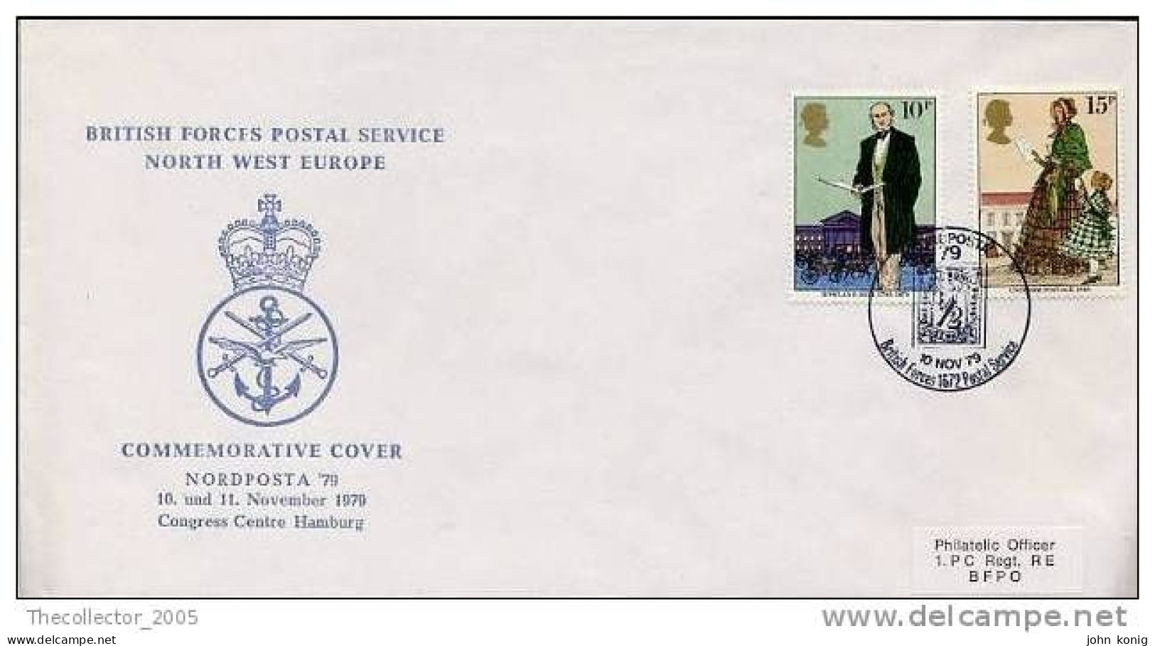 FDC-FIRST DAY COVER - GRAN BRETAGNA - GREAT BRITAIN - BRITISH FORCES POSTAL SERVICE 1979 - 1971-1980 Decimal Issues