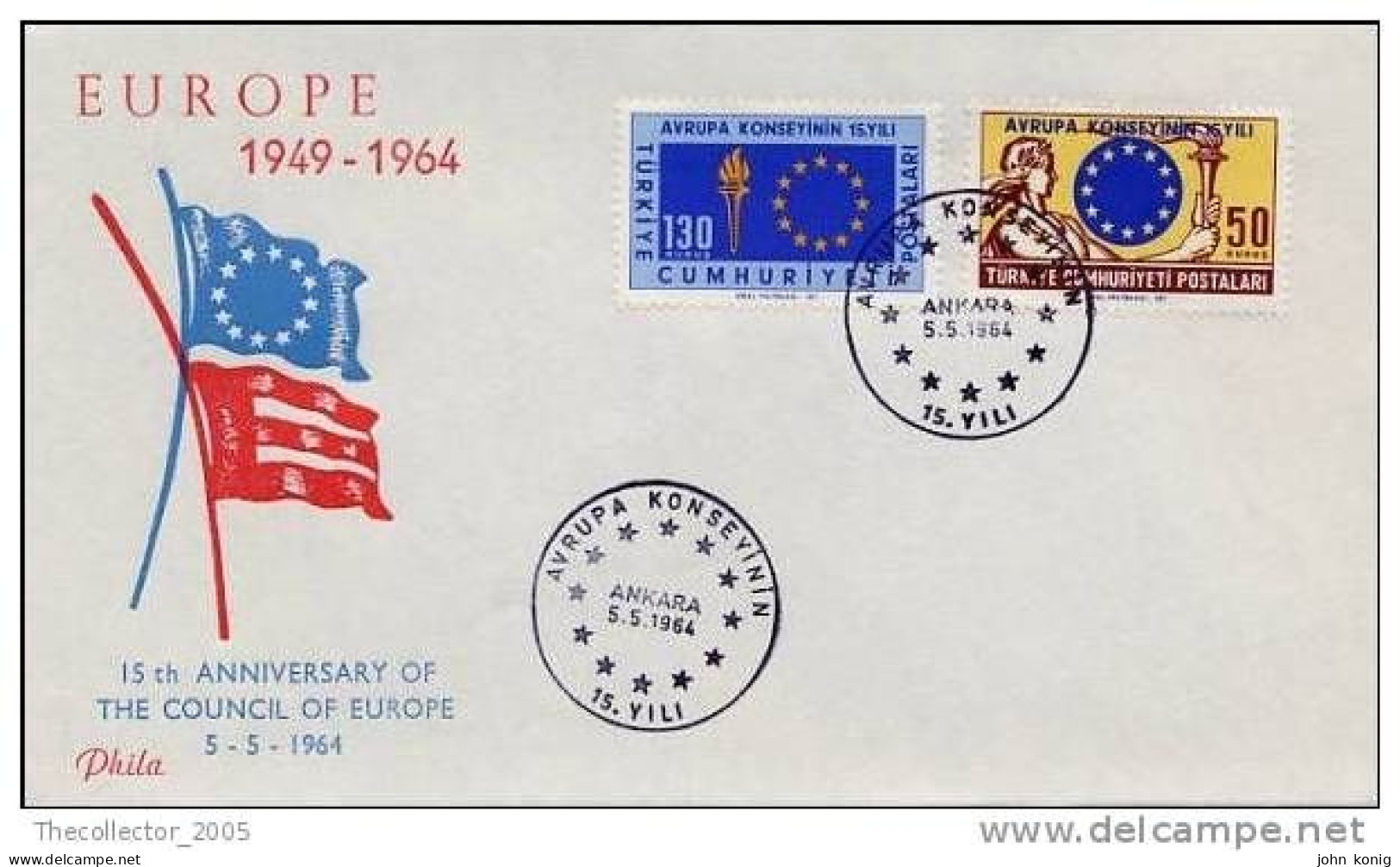 FDC-FIRST DAY COVER - TURCHIA - TURKEY - EUROPA EUROPE - 1949-1961 - FDC