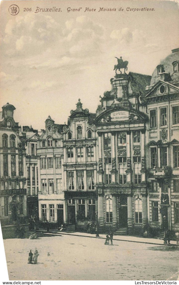 BELGIQUE - Bruxelles - Grand Place - Maisons De Corporations - Carte Postale Ancienne - Plätze