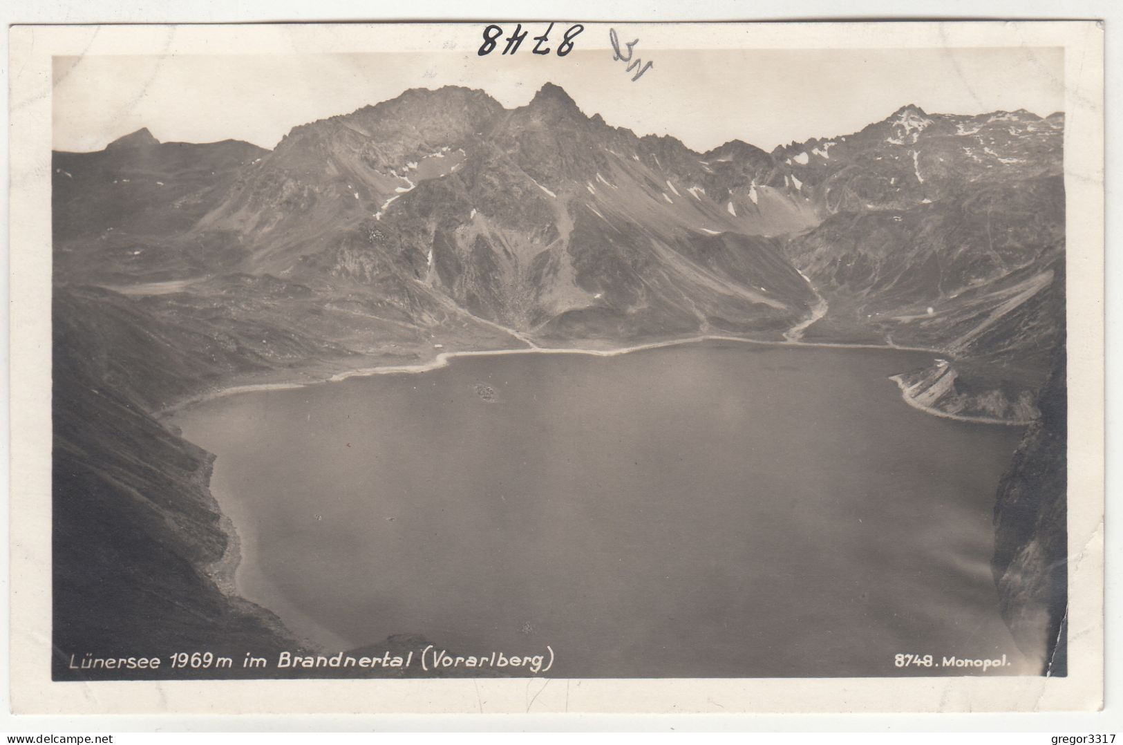 E2367) LÜNERSEE 1969m - Im BRANDNERTAL - Vorarlberg  ALT ! - Brandertal