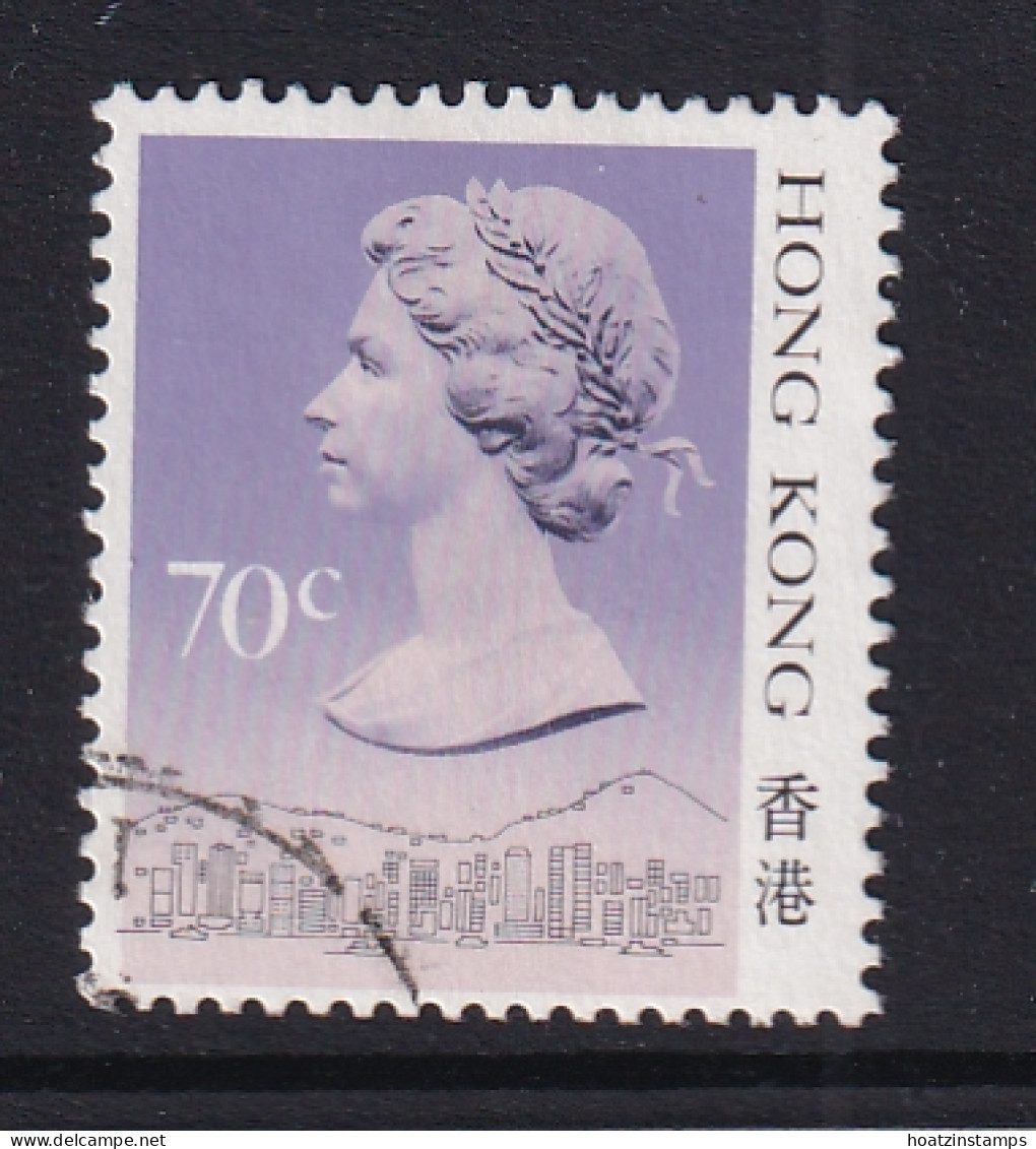 Hong Kong: 1987/88   QE II  (Type II - Lighter Shading)   SG542B      70c       Used - Used Stamps