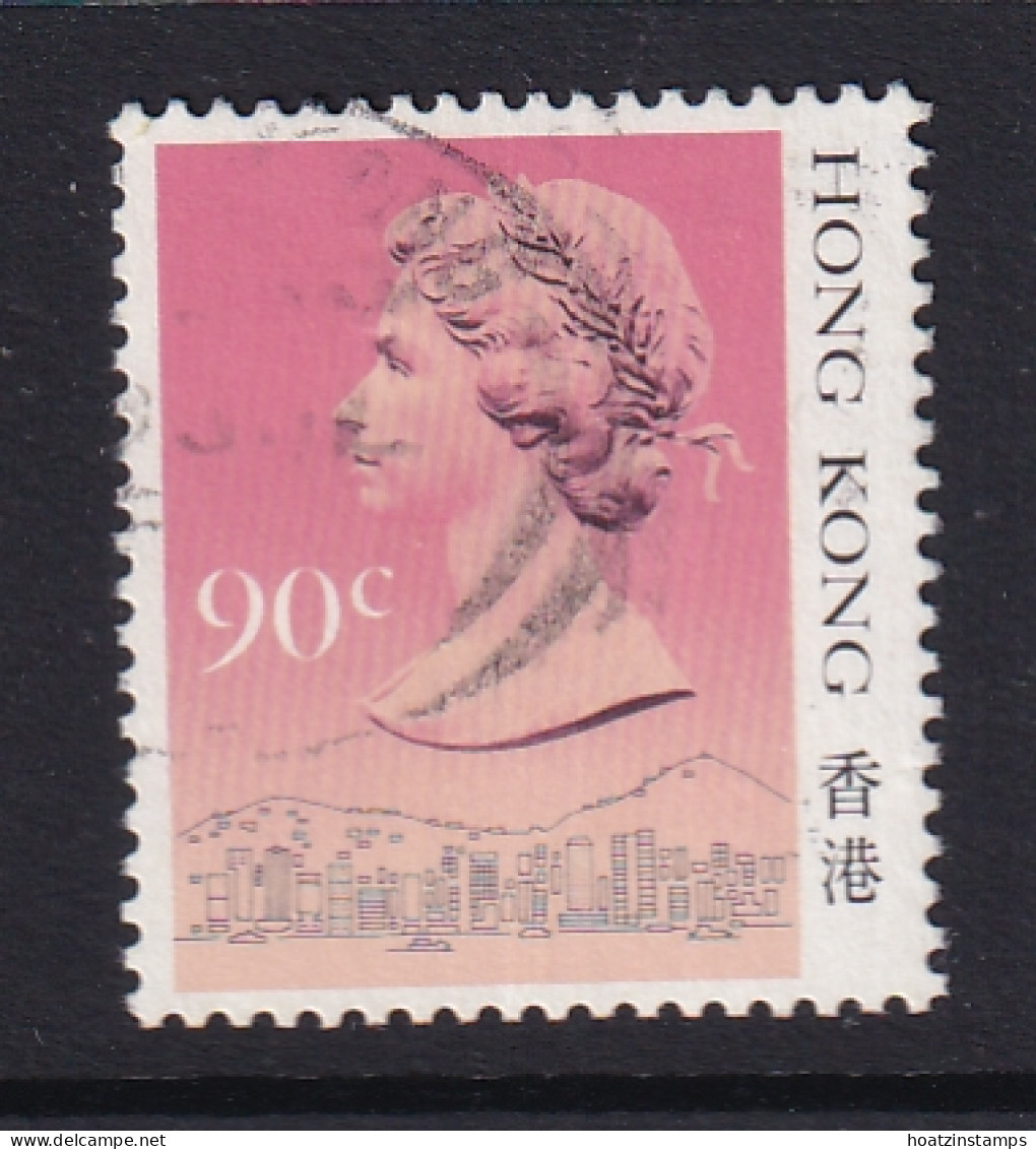 Hong Kong: 1987/88   QE II  (Type II - Lighter Shading)   SG544B      90c       Used - Used Stamps