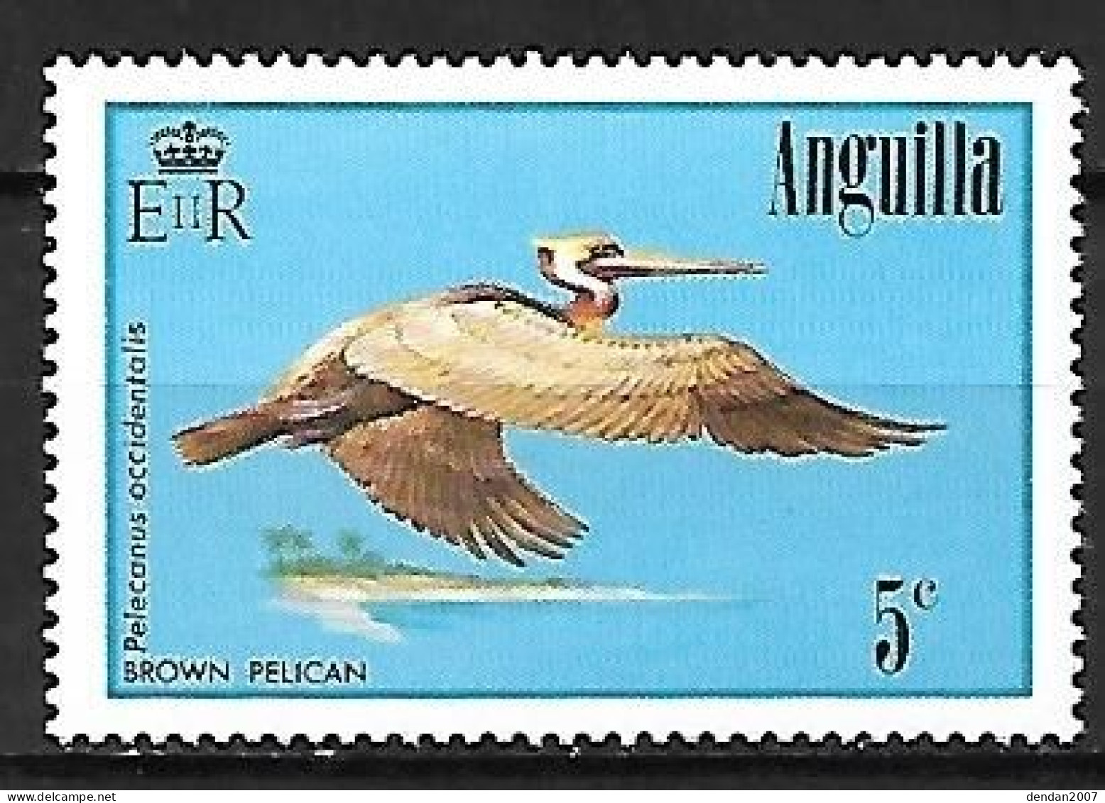 Anguilla - MNH ** 1985 :  Brown Pelican -   Pelecanus Occidentalis - Pélicans
