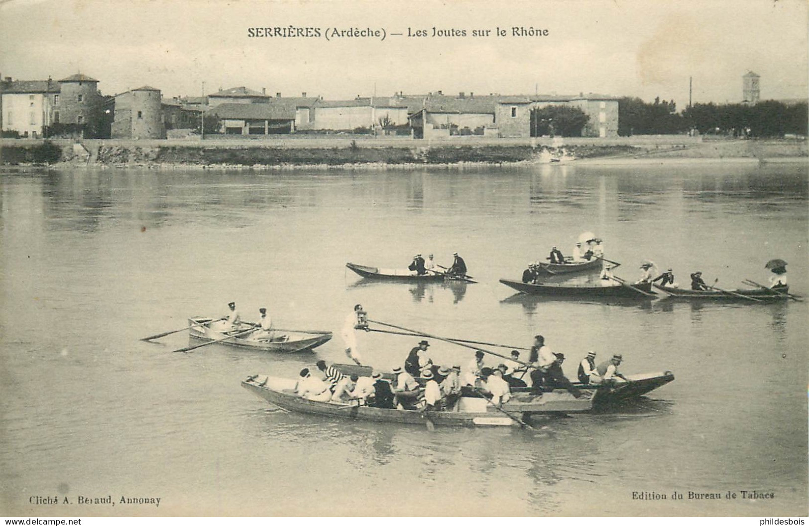 ARDECHE SERRIERES  Les Joutes Sur Le Rhone - Serrières