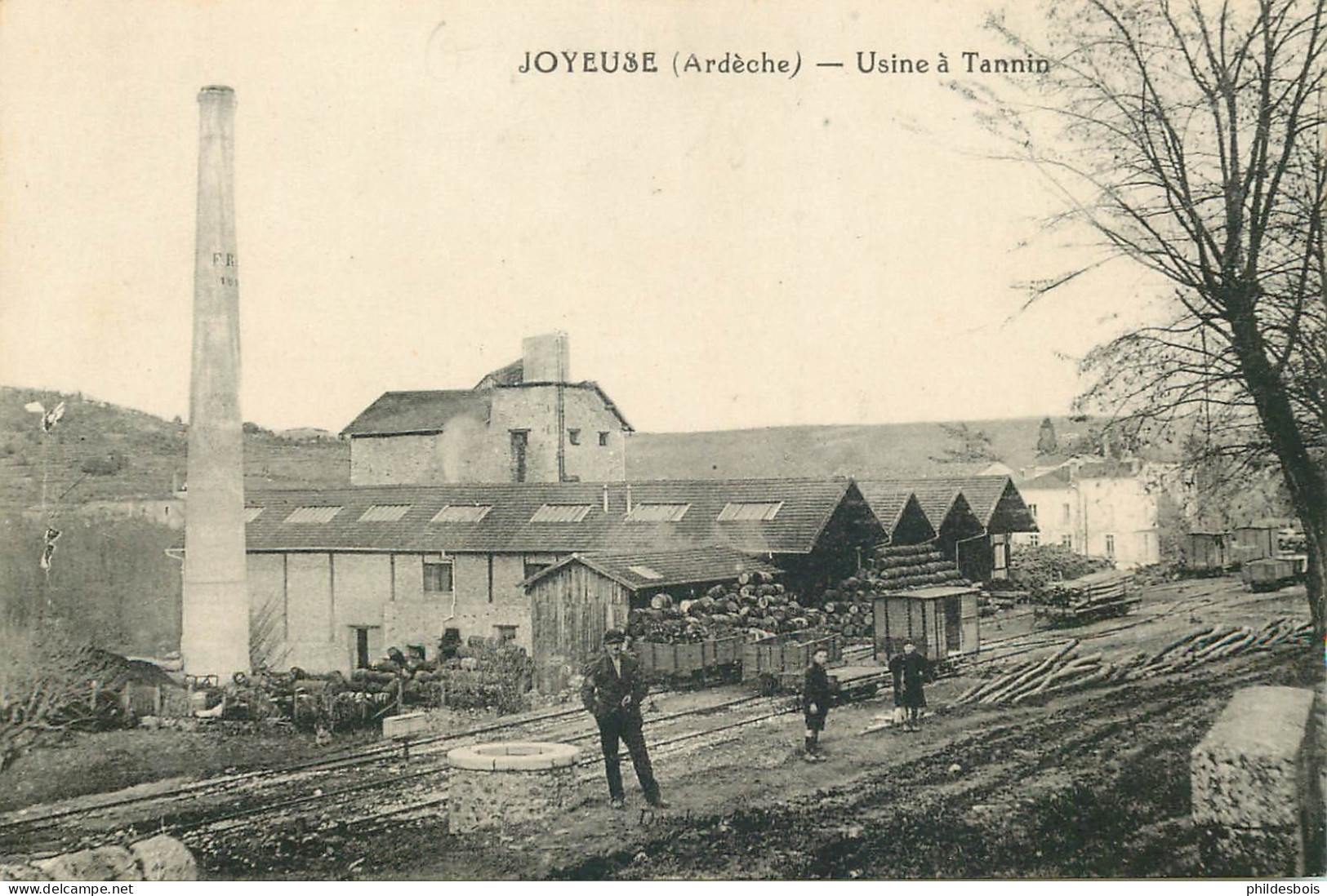 ARDECHE  JOYEUSE  Usine A Tannin - Joyeuse